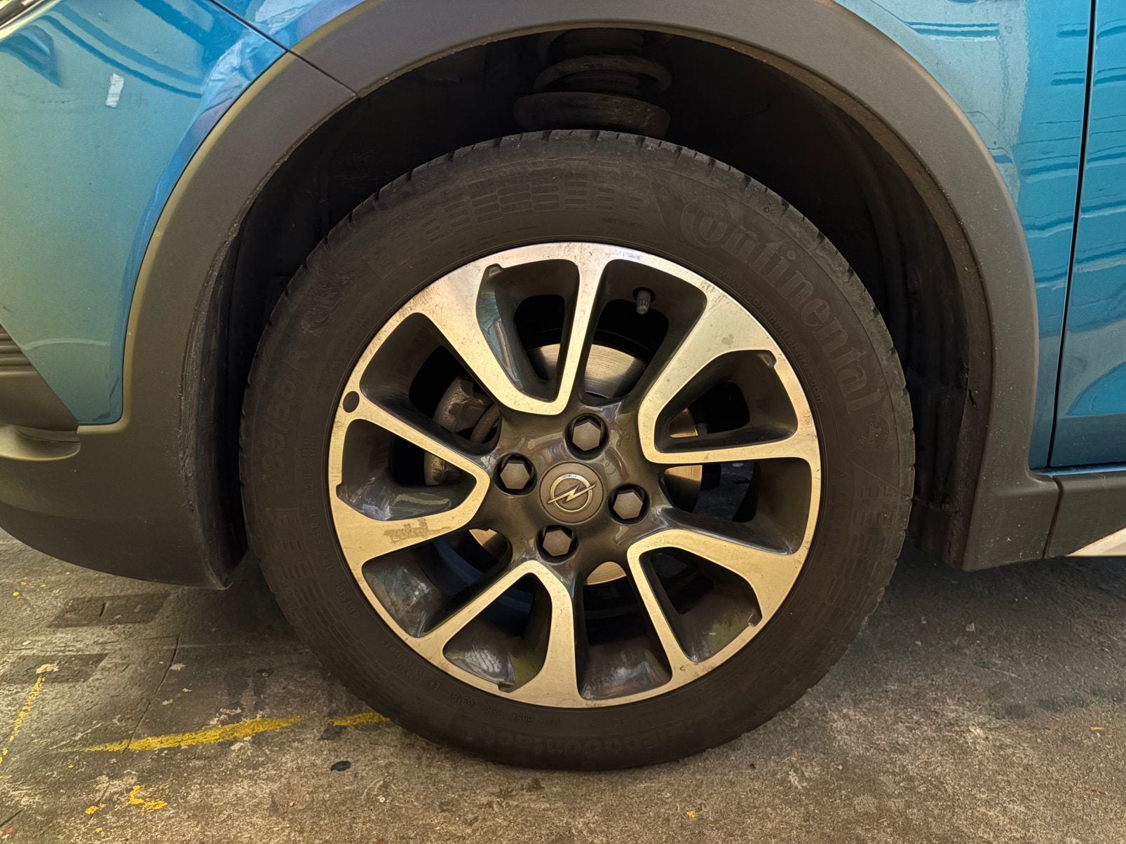 Zomerbanden Opel Karl rocks, Ophalen