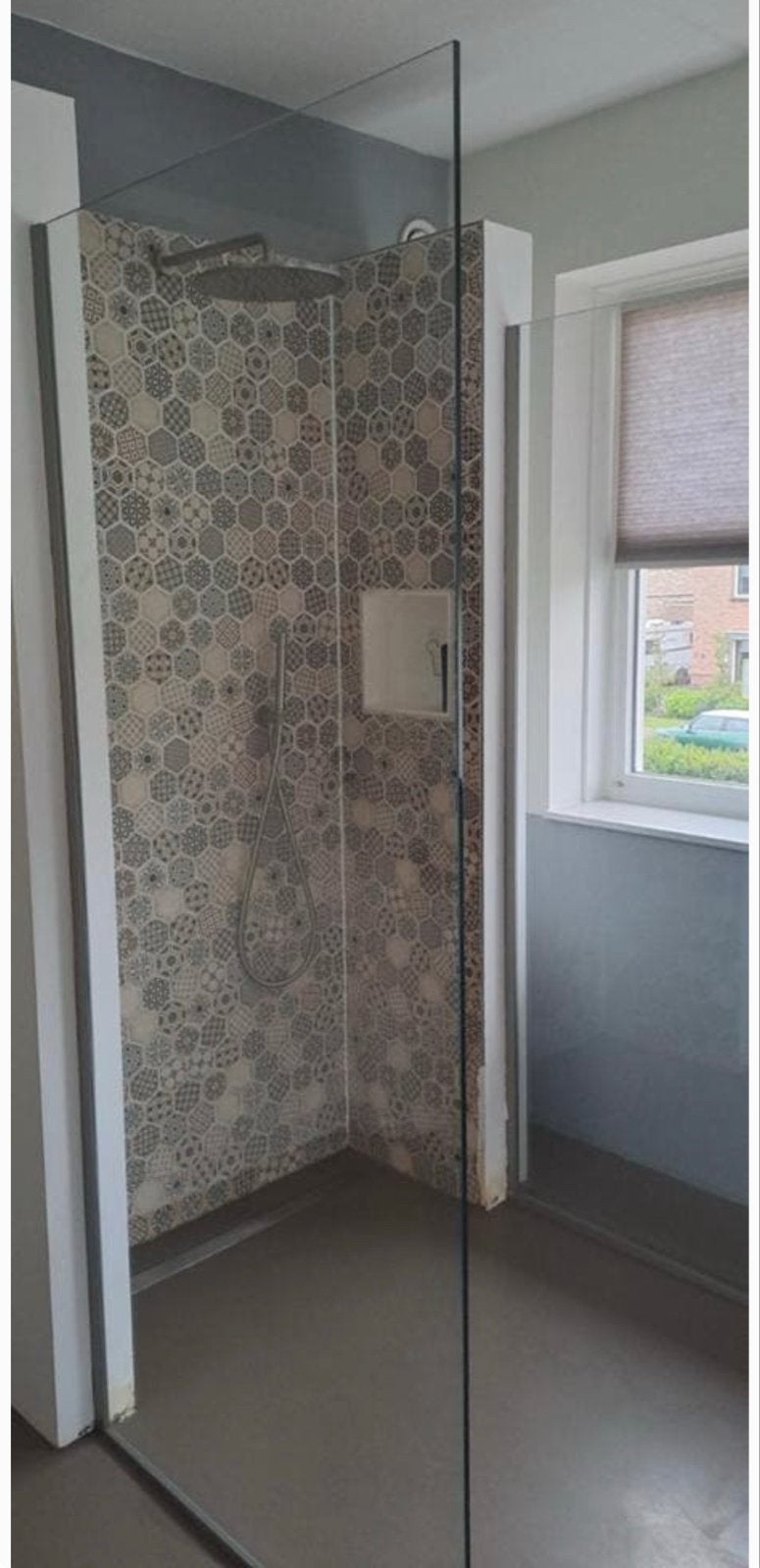 Glazen douchewanden 90x208x1 cm - Direct af te halen, Doe-het-zelf en Verbouw, Sanitair, Ophalen, Gebruikt, Glas, Douche