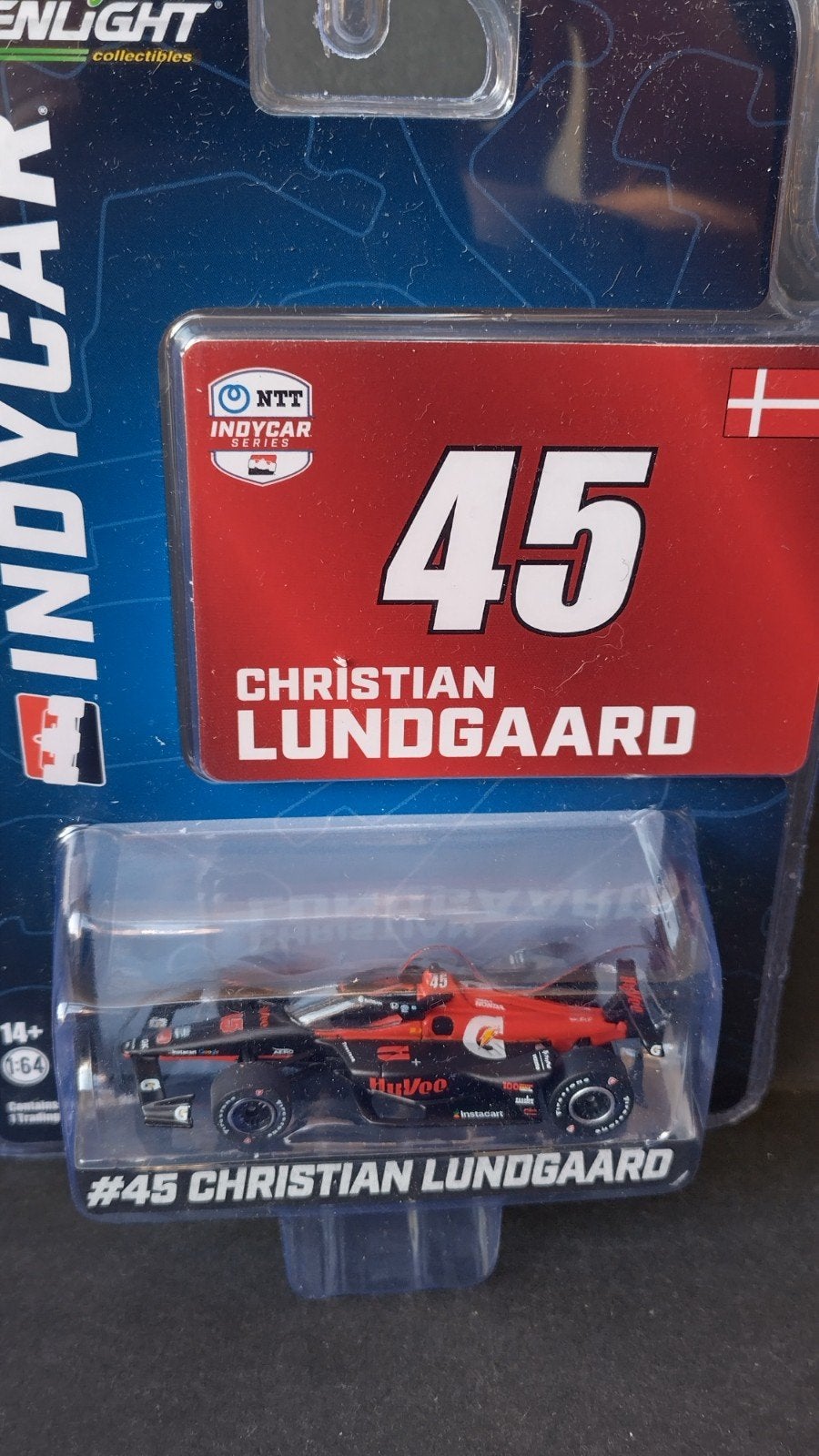 IndyCar Christian Lundgaard 1:64 Greenlight Pol, Auto, Verzenden, ., Nieuw