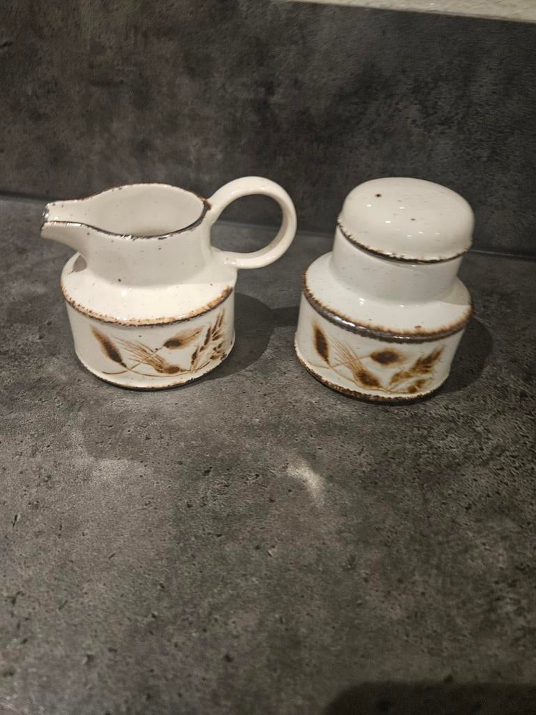 Vintage  Midwinter Stonehenge melk suiker setje, Ophalen of Verzenden