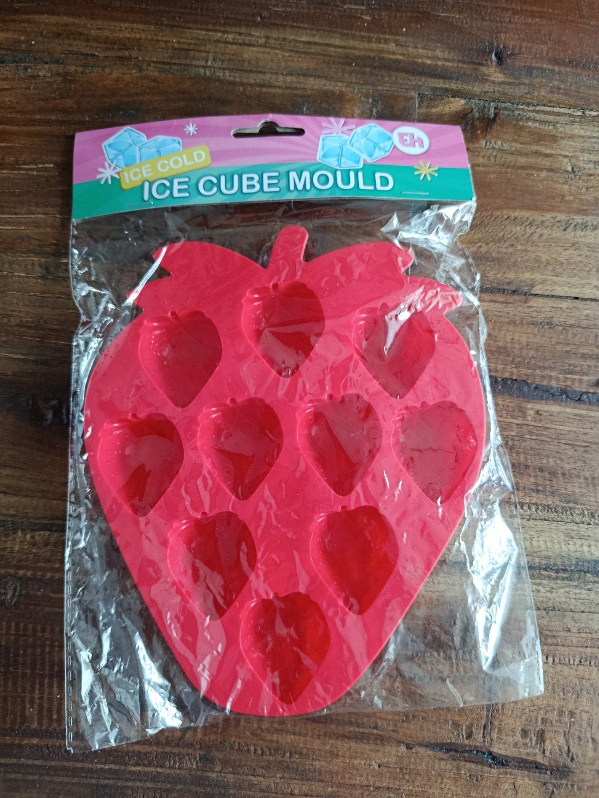 Aardbei ijsblokjesvorm - siliconen, Overige typen, Nieuw, Ophalen of Verzenden, Rood