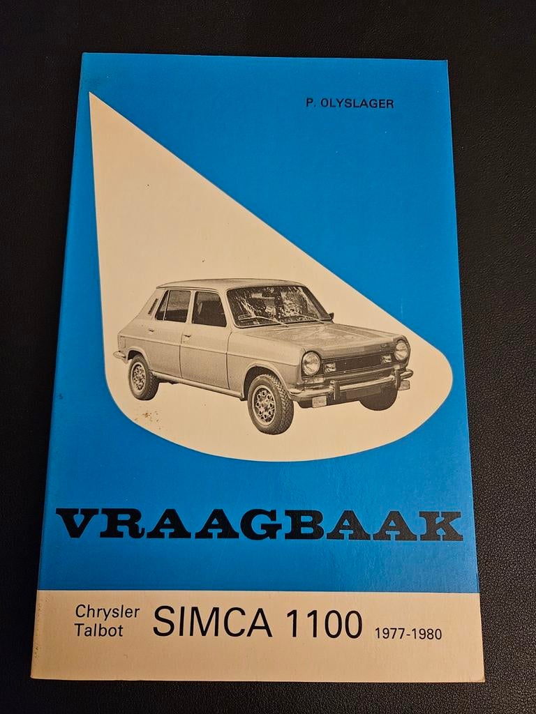 Vraagbaak Simca 1100 1977-1980, Ophalen of Verzenden