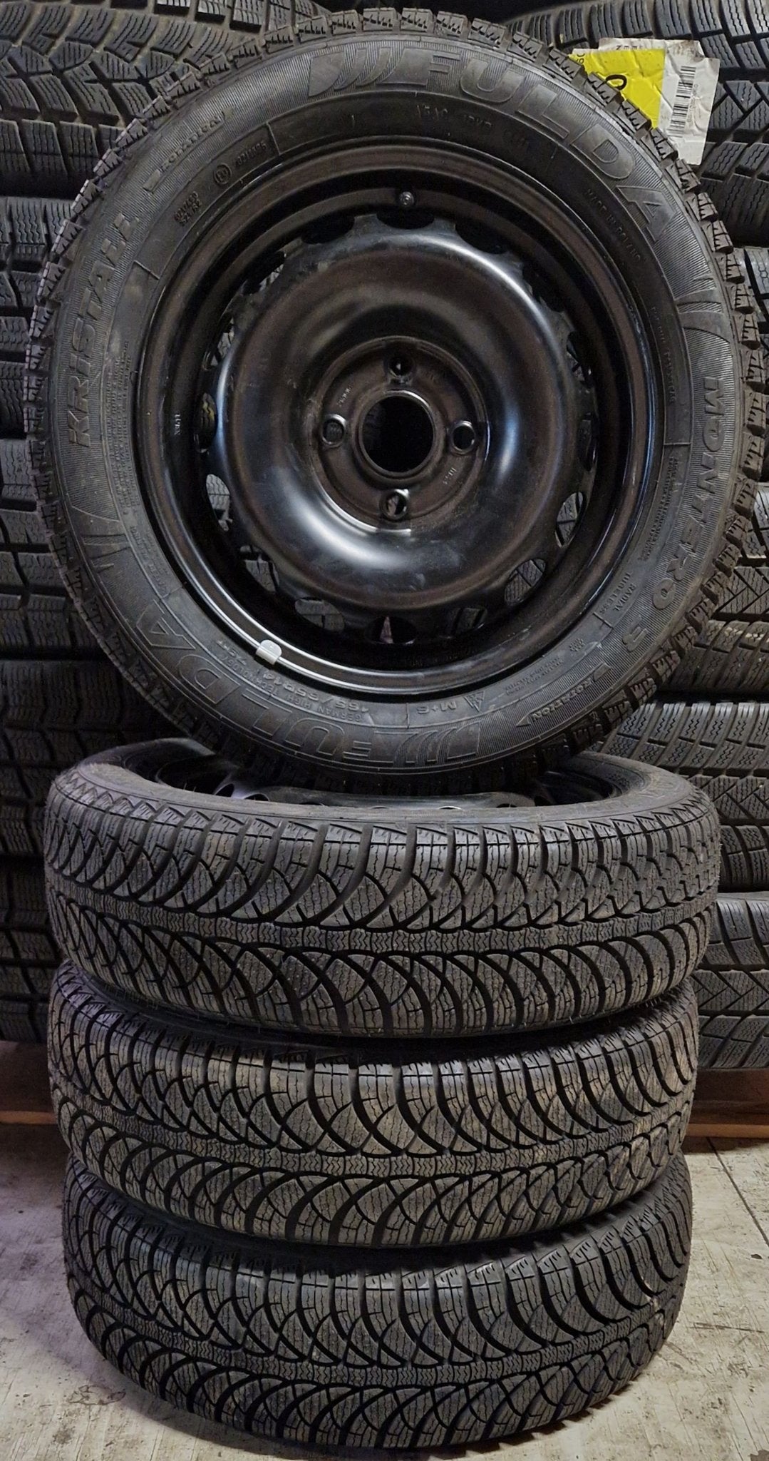14 inch stalen winterset voor een toyota aygo  (8), 14 inch, Gebruikt, -, -