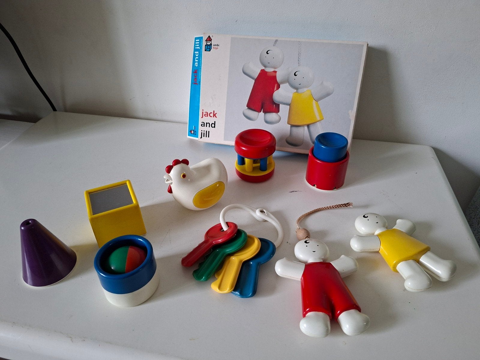 Ambi Toys Jack and Jill en diverse babyspeeltjes, Ophalen of Verzenden, Gebruikt, Overige typen, Met geluid