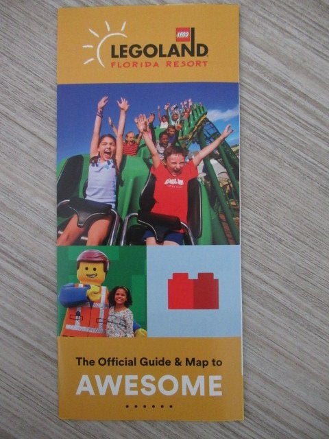 Informatiefolder Legoland Florida aug 2019, met plattegrond, Drie personen of meer, Overige typen