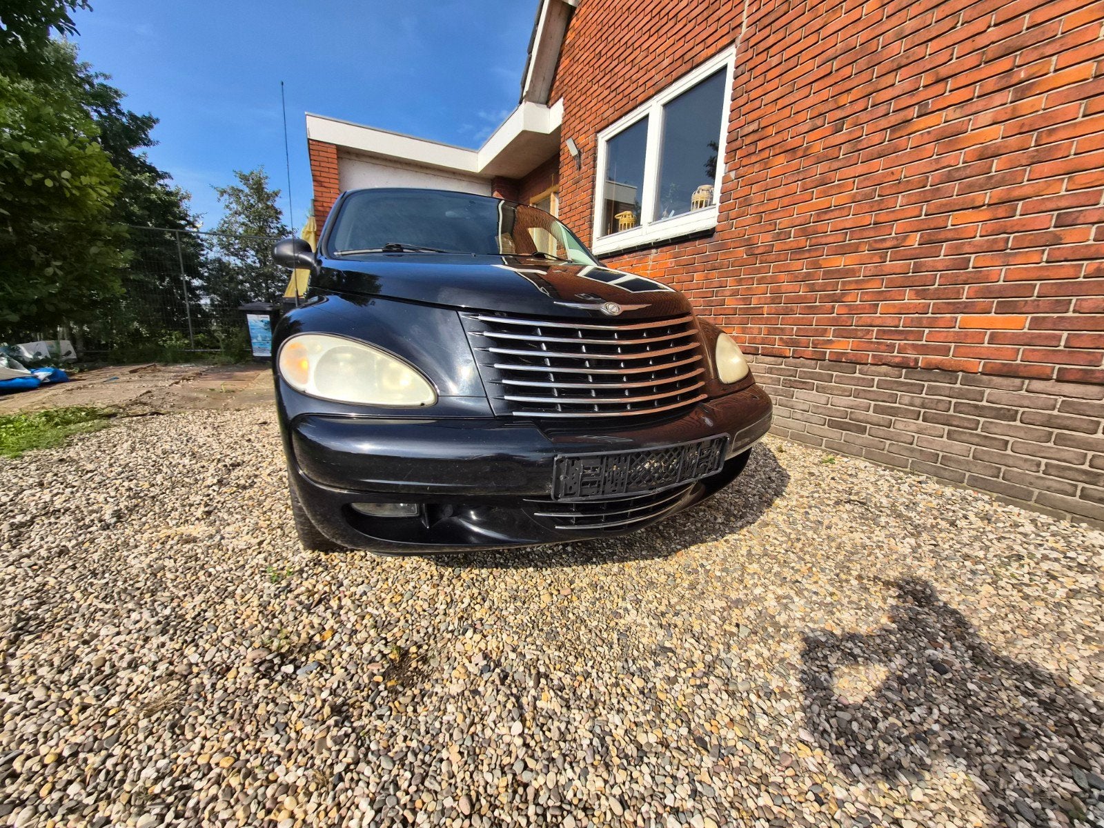 Chrysler PT Cruiser 2.0 I 16V AUT 2003 Zwart, Auto's, 4 cilinders, Zwart, 75 €/maand, Grijs