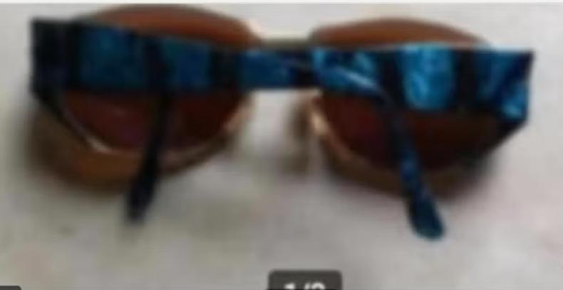 Dames zonnebril Aprilia Eyewear groen/goud, Overige merken, Zonnebril, Ophalen of Verzenden, Zo goed als nieuw