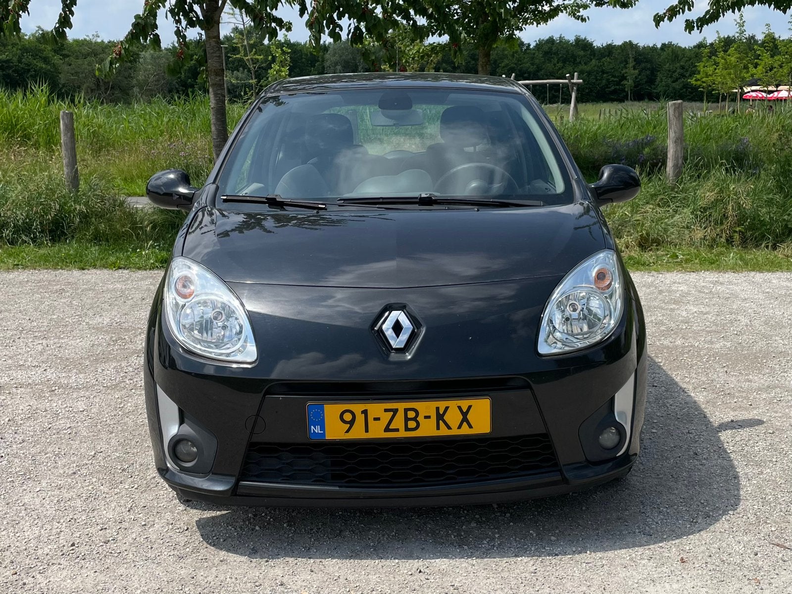 Renault Twingo 1.2 16V 2008 Zwart 3 deurs, Auto's, Renault, 31 €/maand, 4 cilinders, 4 stoelen, Zwart