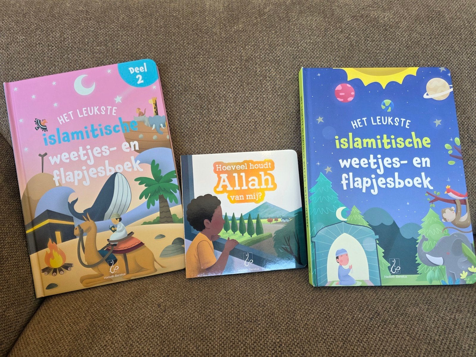 Islamitische kinderboeken: leukste weetjes en flapjesboekjes, Ophalen, Jongen of Meisje, Zo goed als nieuw, 4 jaar