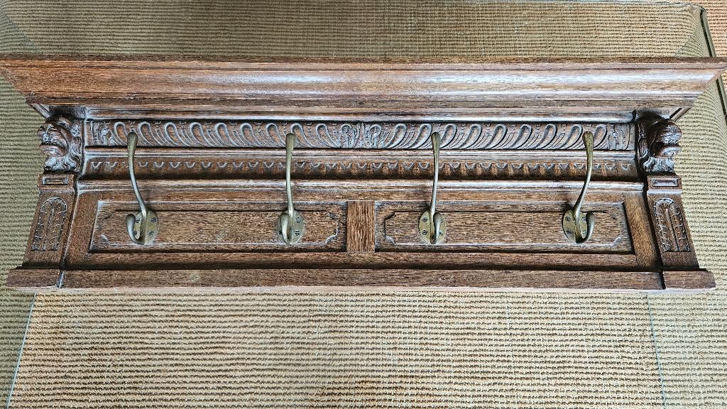 Kapstok, antiek, Huis en Inrichting, Woonaccessoires | Kapstokken, Gebruikt, Minder dan 100 cm, Hout, Ophalen