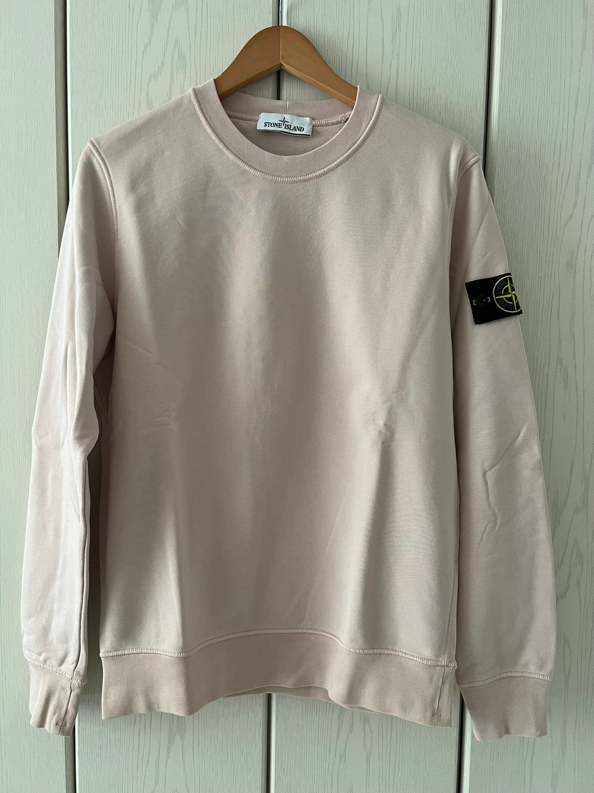 Stone island sweater maat M zalm roze, Kleding | Heren, Truien en Vesten, Verzenden, Zo goed als nieuw, Grijs