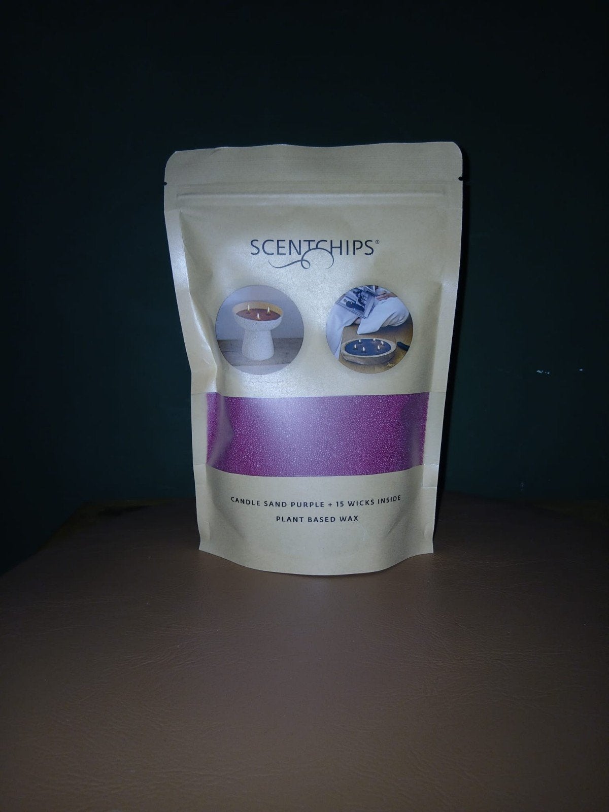 Scentchips Candle Sand Purple - Plantaardige Was, Ophalen, Overige merken, Paars, Kaars