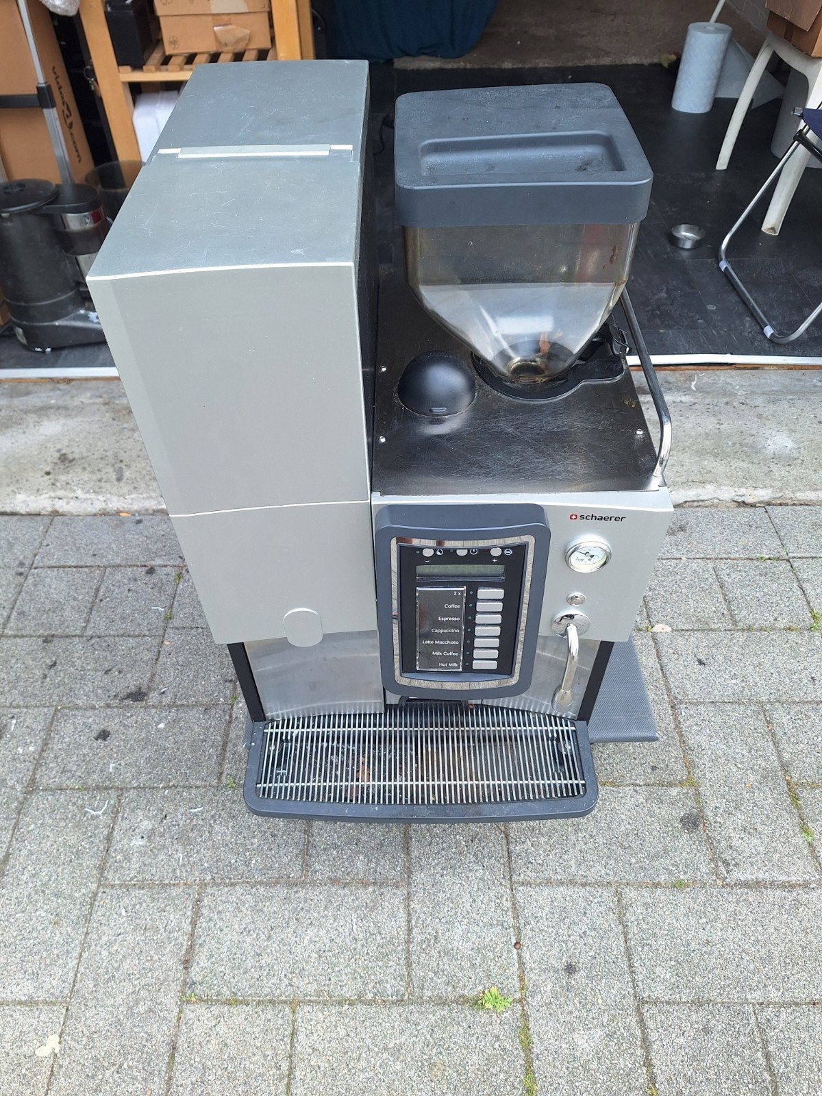 Schaerer S200 Easy Milk, Ophalen, Gebruikt