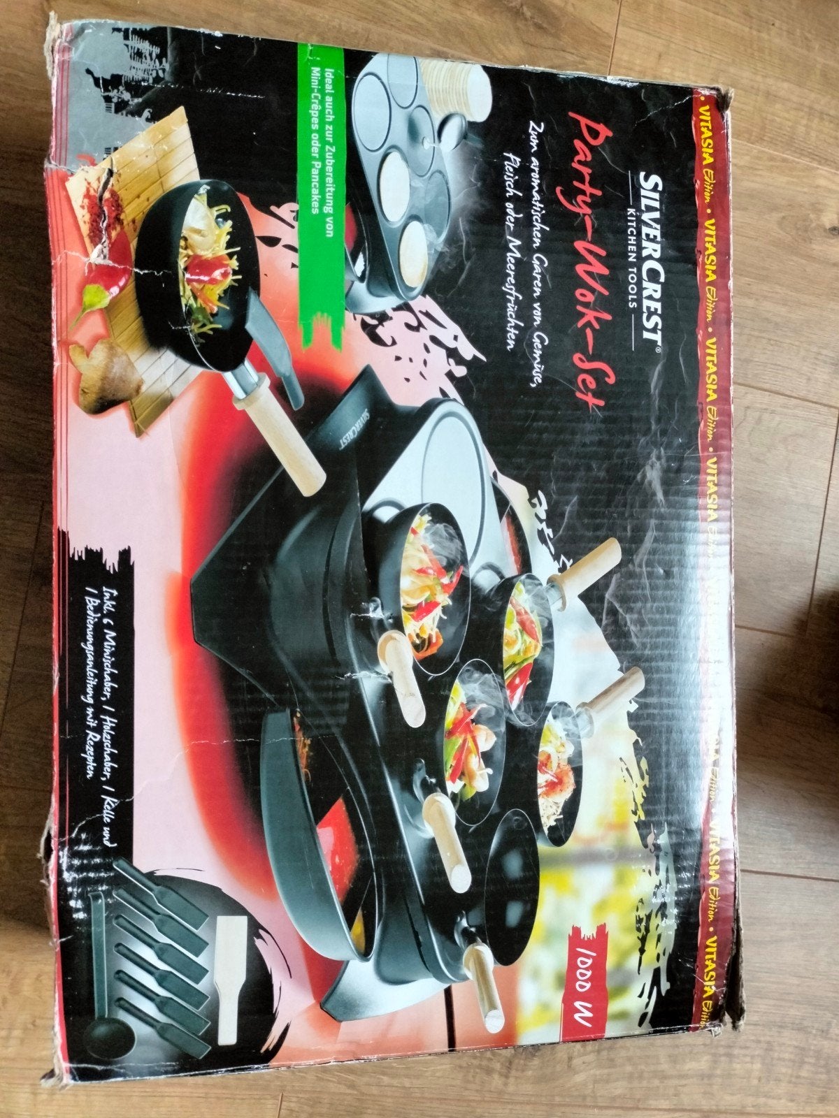 SilverCrest Party-Wok-Set SPW 1000 B2 - nog helemaal nieuw, Ophalen of Verzenden, Niet werkend