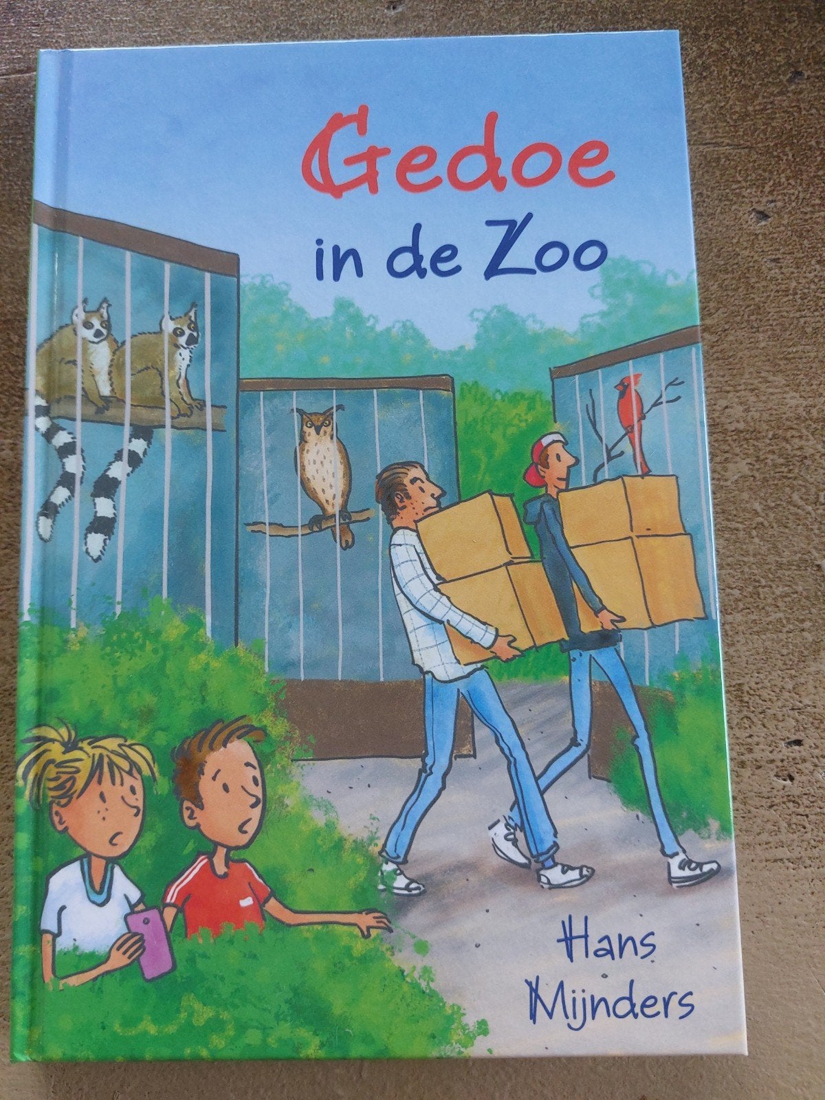 Gedoe in de Zoo - Hans Mijnders (Kinderboek), Boeken, Kinderboeken | Jeugd | onder 10 jaar, Ophalen of Verzenden, Zo goed als nieuw