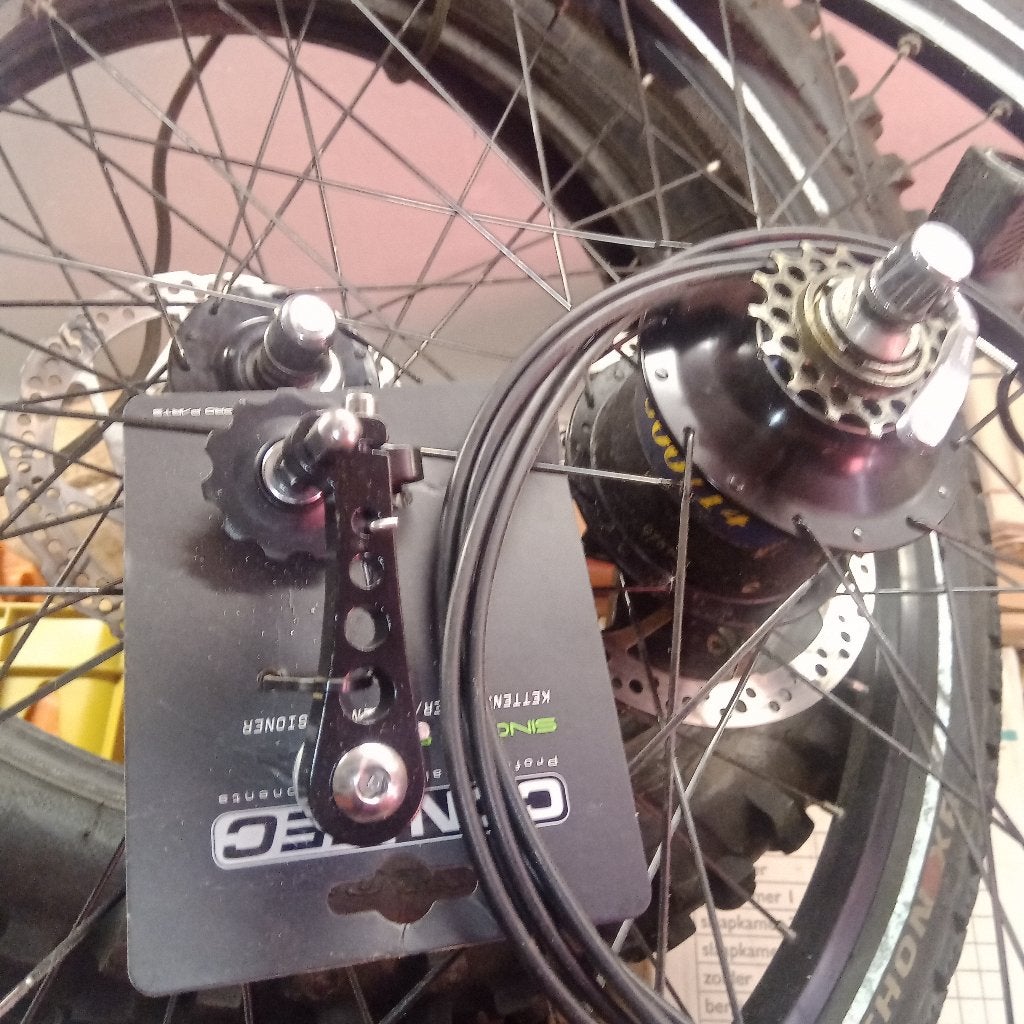 Rohloff set met schijfrem! 26 inch, Fietsen en Brommers, Fietsonderdelen, Gebruikt, Ophalen of Verzenden, Aluminium, Fatbike
