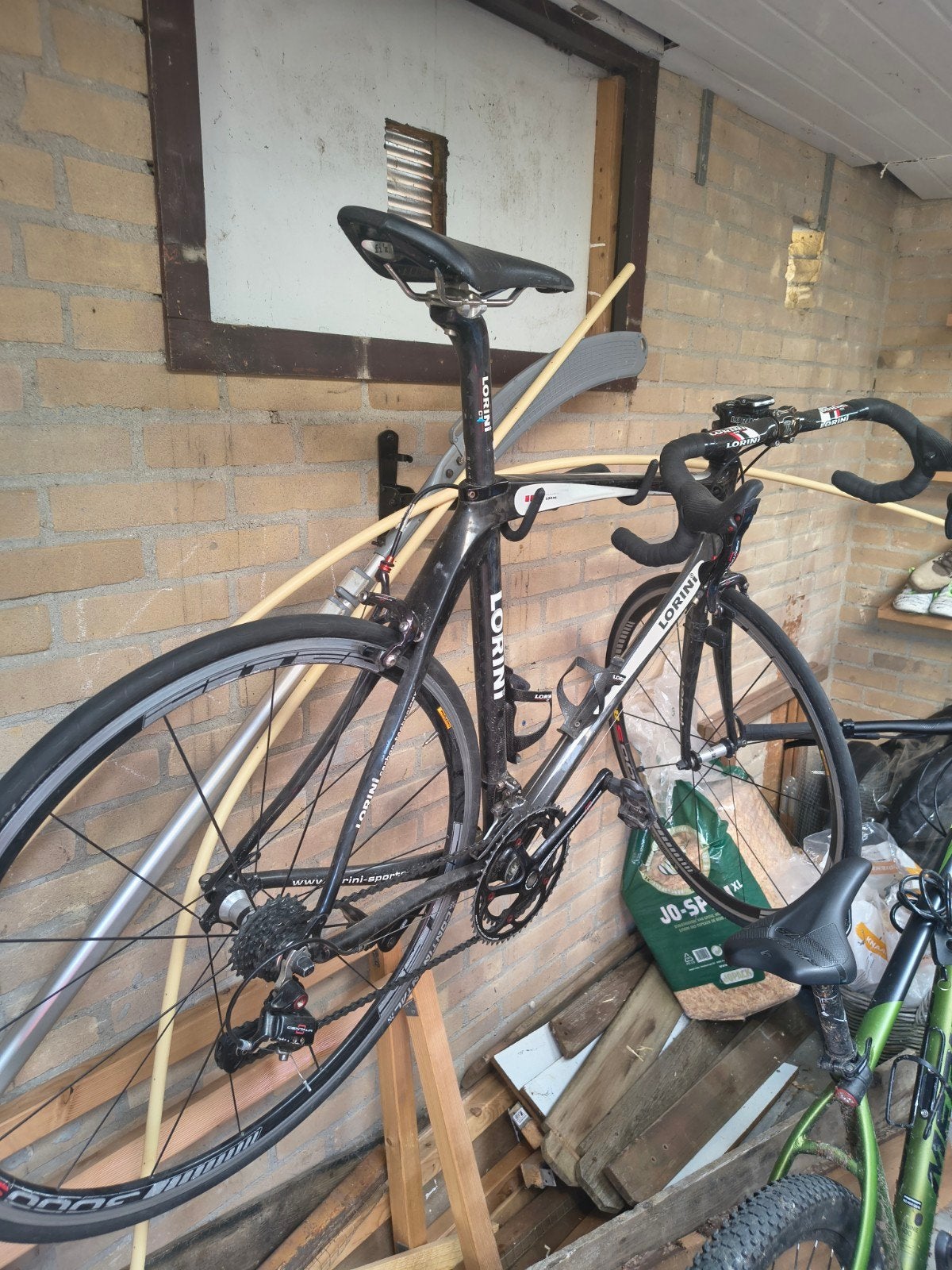 Lorini racefiets - Carbon frame - Campagnolo Centaur, Gebruikt, Carbon, Heren, Meer dan 20 versnellingen