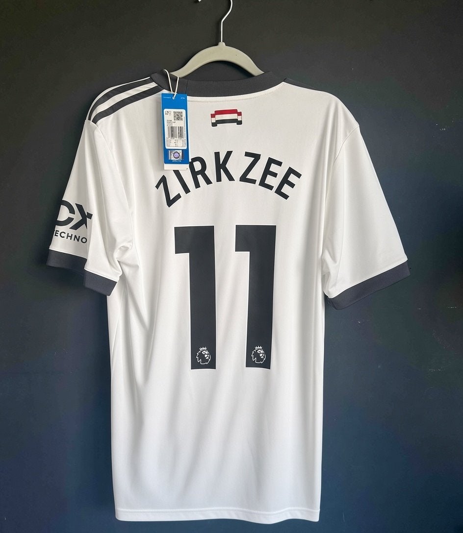 Joshua Zirkzee Manchester United 3e shirt 2024/2025 Maat M, Sport en Fitness, Voetbal, Maat M, Ophalen of Verzenden, Nieuw, Shirt
