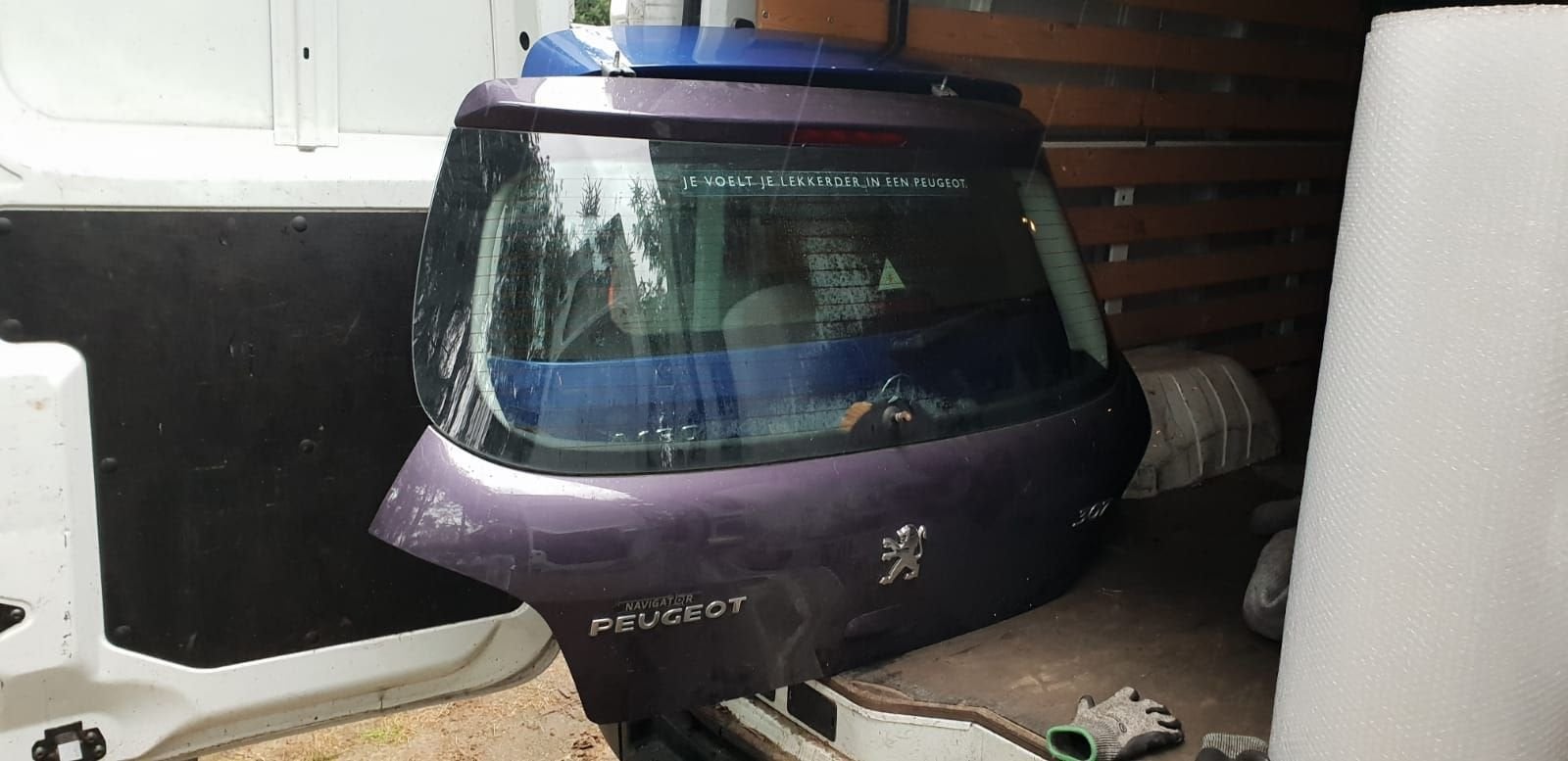 PEUGEOT 307 HB ACHTERKLEP BJ 2001 2007, Gebruikt, -, Ophalen of Verzenden, Achter