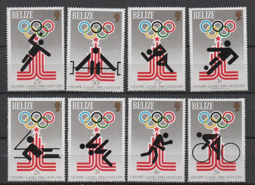 W356 Belize 432/39 postfris, Postzegels en Munten, Verzenden, Postfris, Dier of Natuur