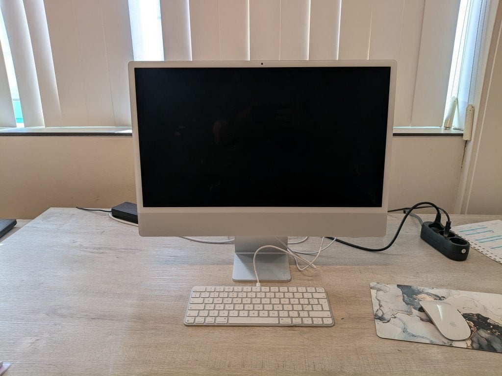 Apple iMac 24-inch M1 (2021) – 8GB – zilver, Computers en Software, Ophalen, IMac, 24 inch, Gebruikt