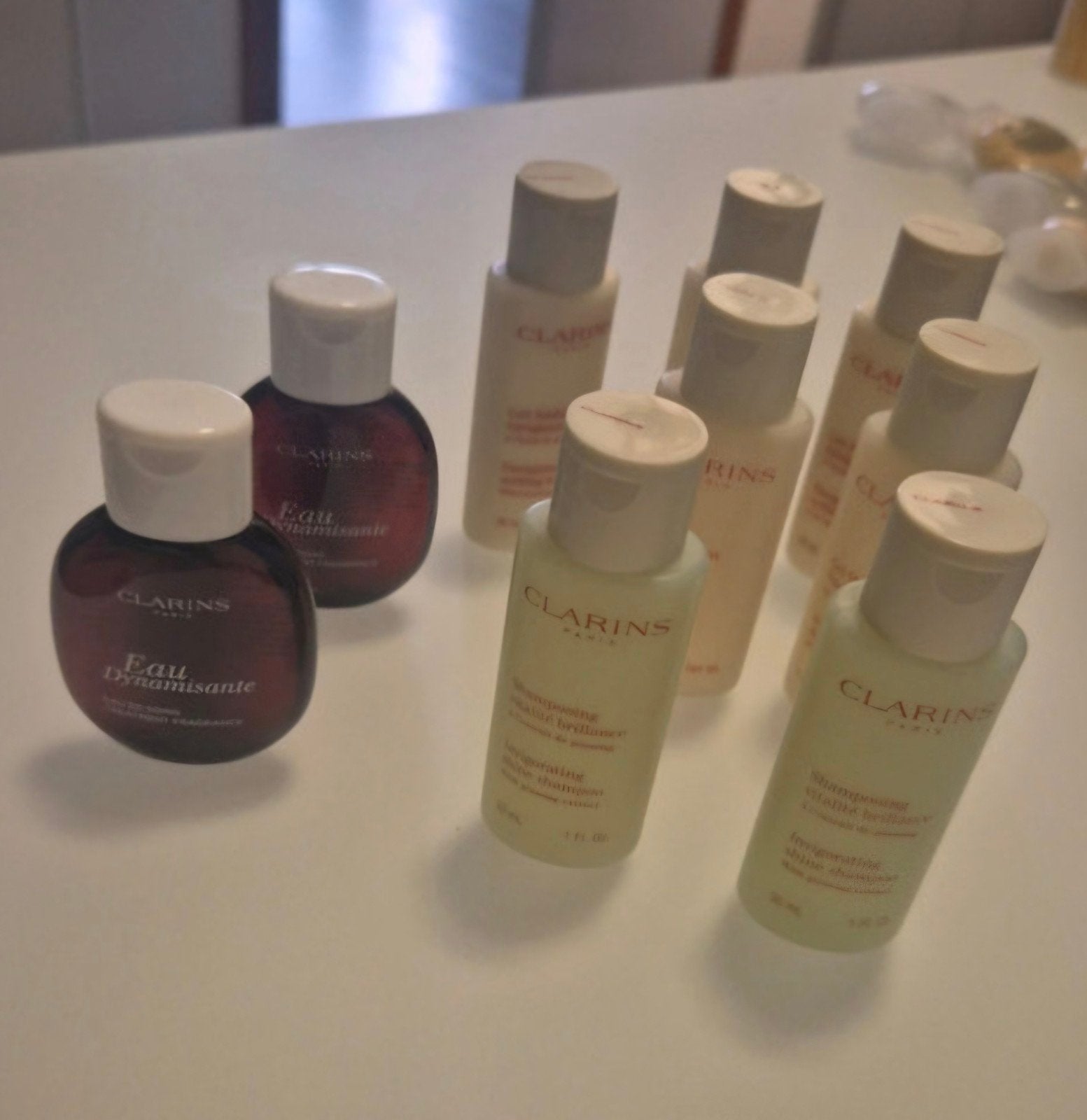 23x Mini's Clarins, Codage en Ombu - Ongebruikt, Ophalen of Verzenden, Nieuw, Bad & Douche