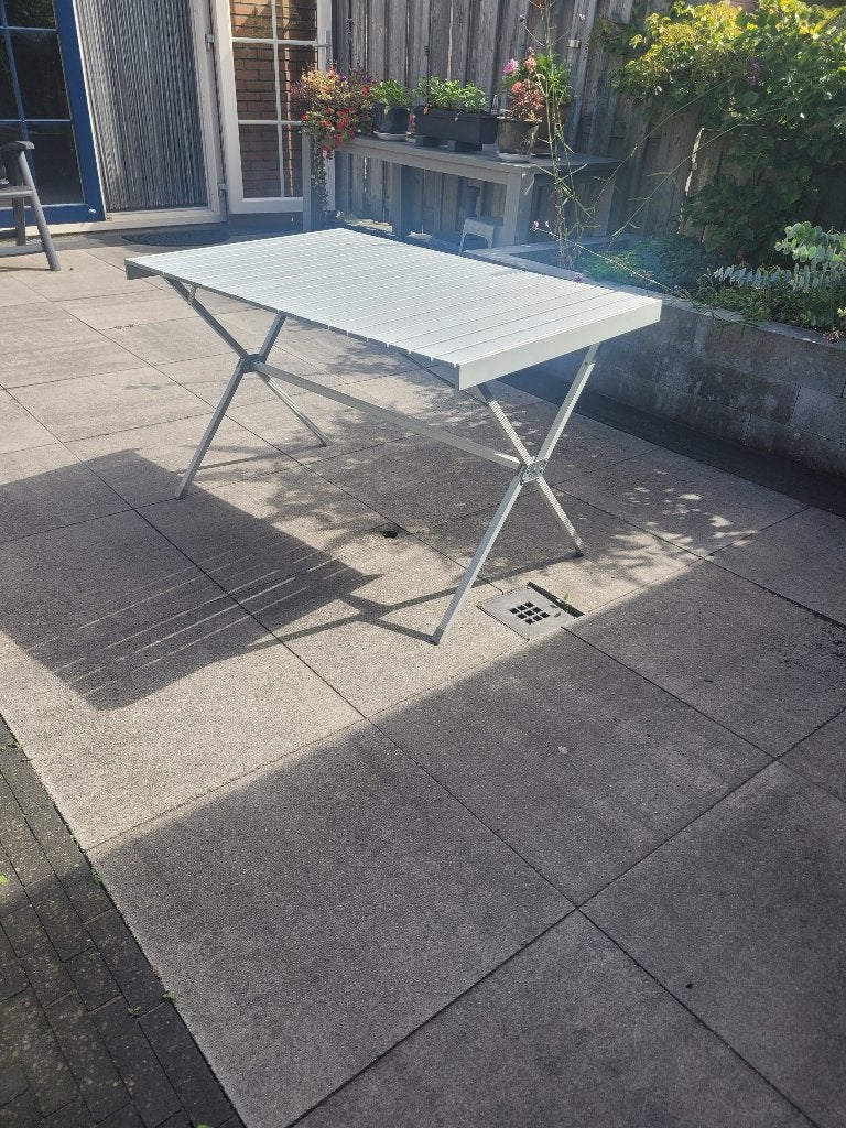 te koop campingtafel, Caravans en Kamperen, Kampeermeubelen, Ophalen, Gebruikt, Campingtafel