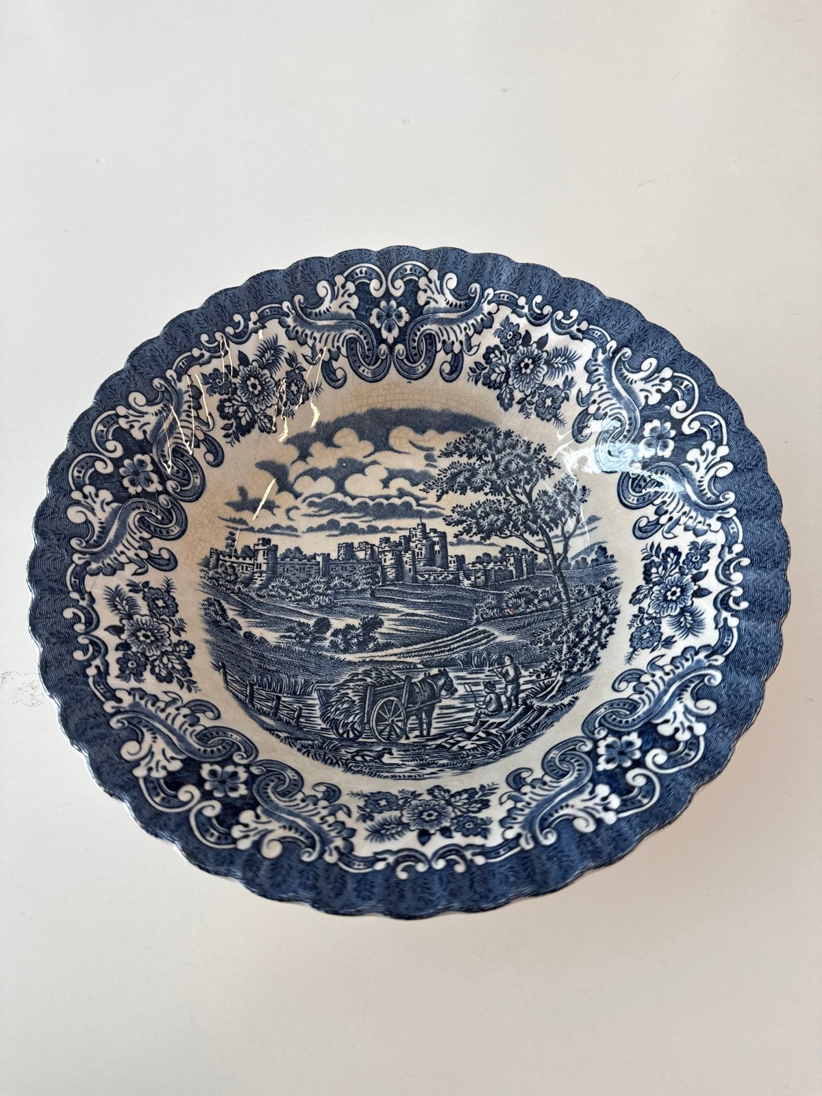 Antieke 'Olde Country Castles' kom - Made in England, Ophalen of Verzenden