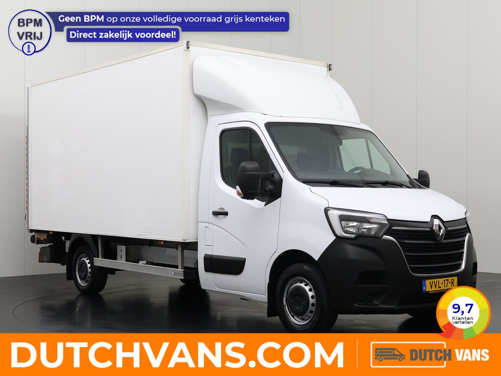 Renault Master 2.3DCi 145PK Bakwagen+Laadklep 1156Kg Laden |, Voorwielaandrijving, Stof, Gebruikt, 4 cilinders