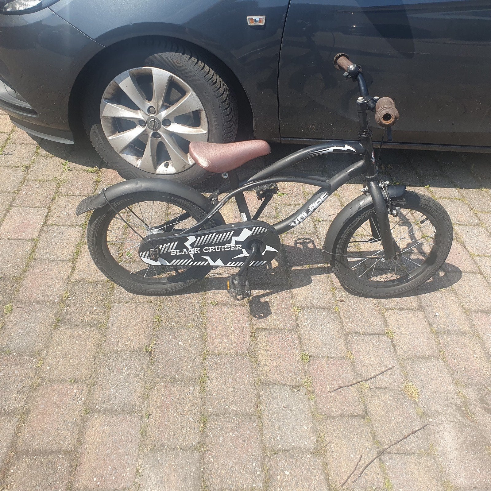 Volare Black cruiser 16 inch, Fietsen en Brommers, Ophalen, Gebruikt, 16 tot 20 inch
