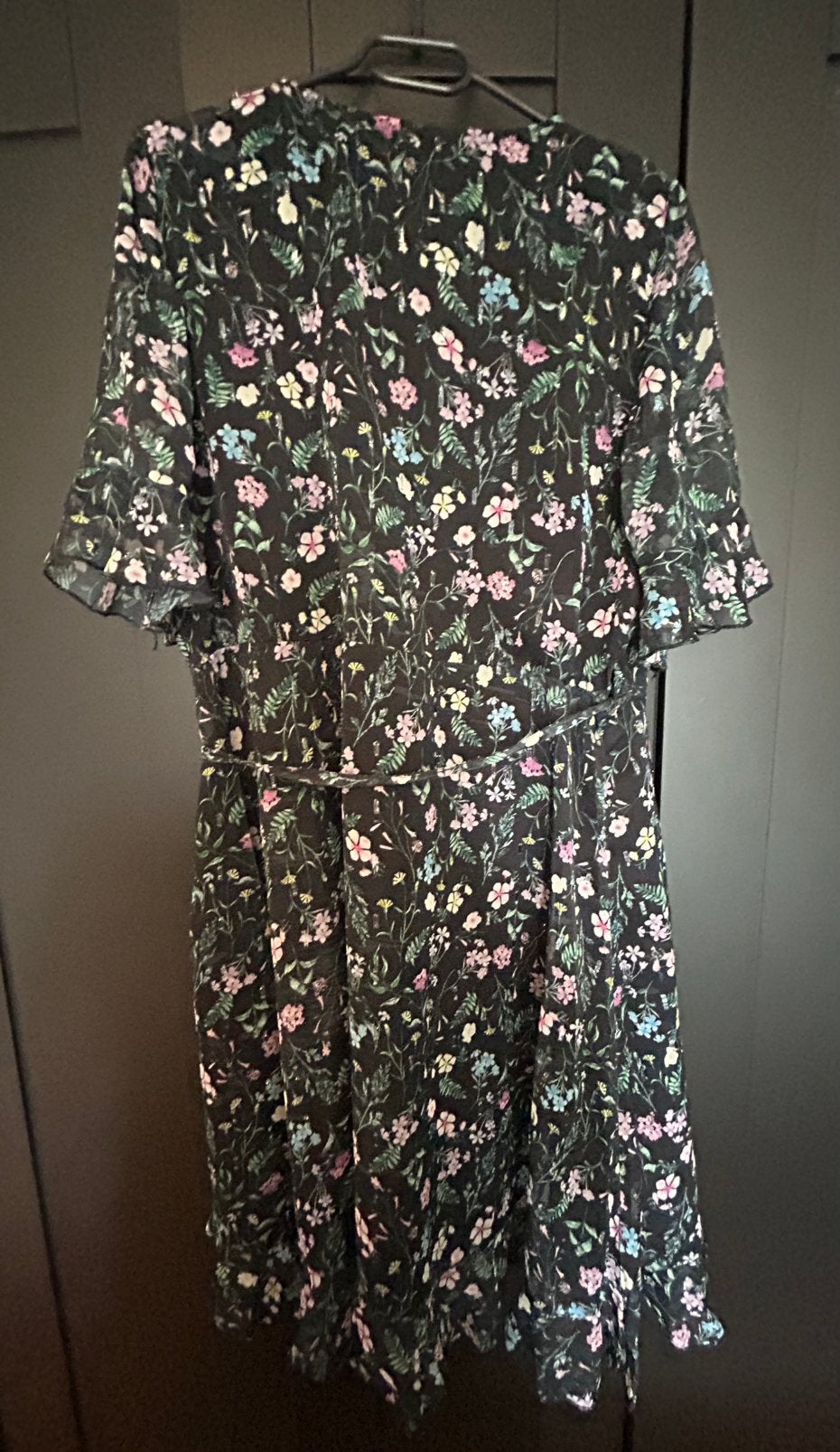Zomers wikkeljurkje van MS Mode, Maat 42/44 (L), Zo goed als nieuw, Knielengte, Meerkleurig