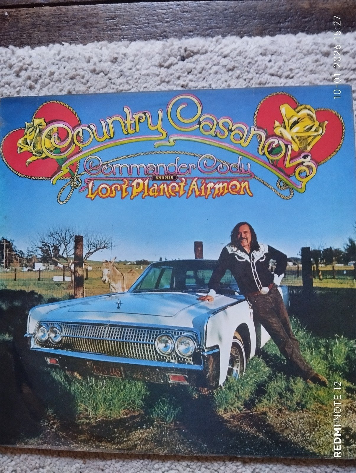 Commander Cody+ lost airmen- country Casanova, Ophalen of Verzenden, Gebruikt, 12 inch, Singer-songwriter
