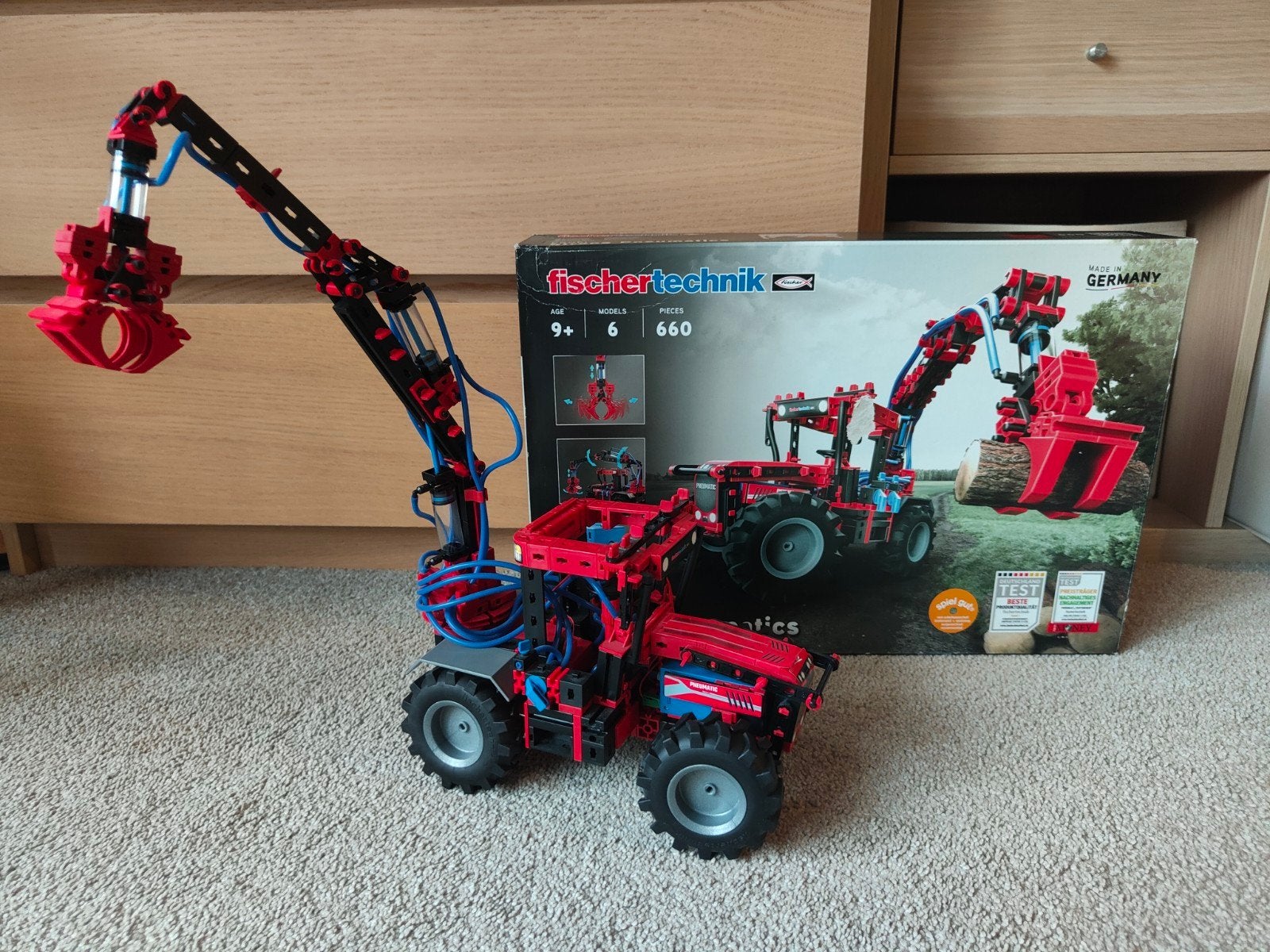 Fischer Technik strong pneumatics (559876) COMPLEET ZGAN, Ophalen of Verzenden, Zo goed als nieuw