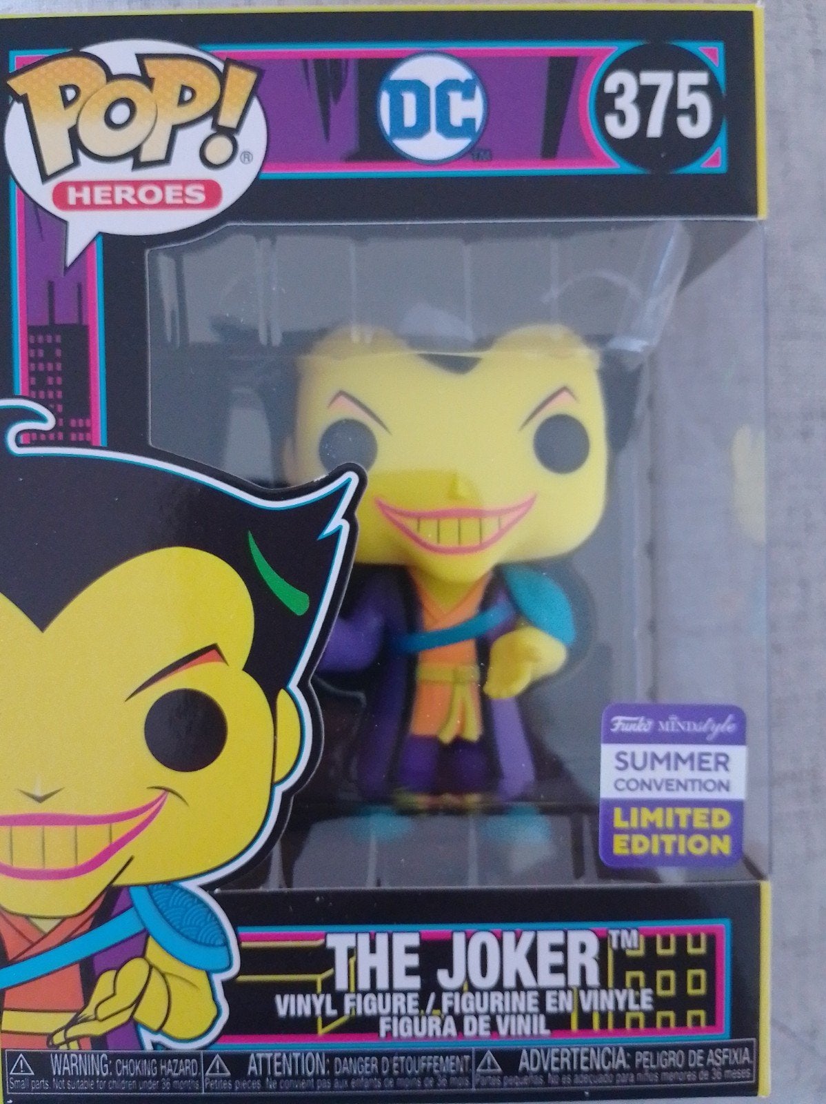 Funko Pop! Heroes 375 The Joker Summer Convention Limited, Kinderen en Baby's, Ophalen, Zo goed als nieuw
