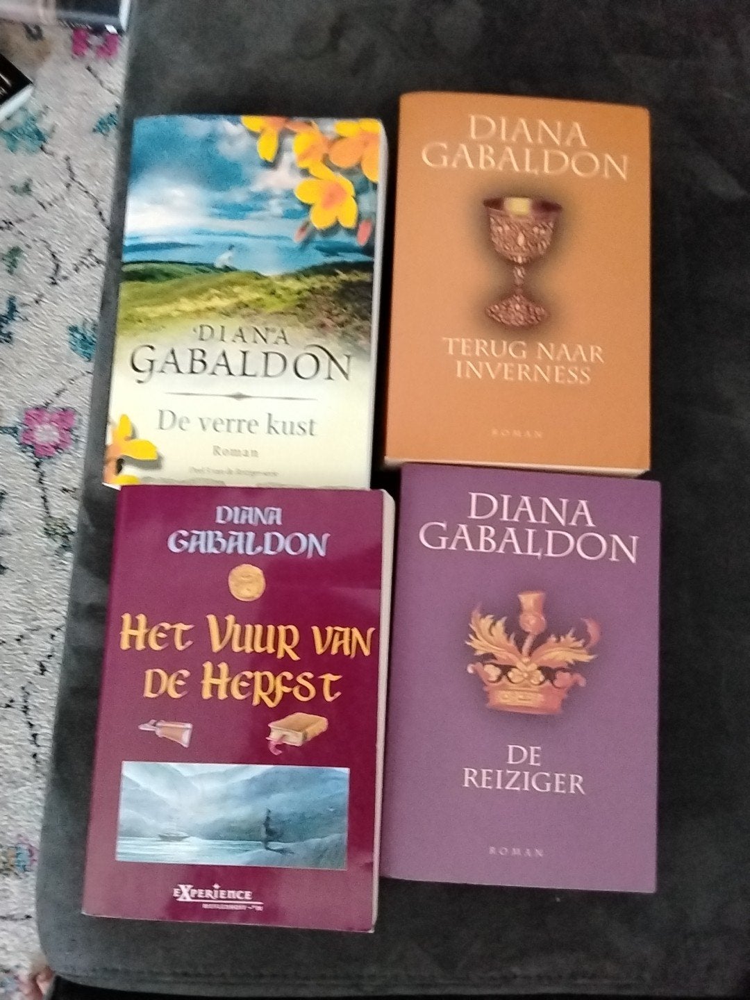 Diana Gabaldon Outlander boeken set (4 stuks), Boeken, Ophalen, Gelezen, Diana Gabaldon, Nederland