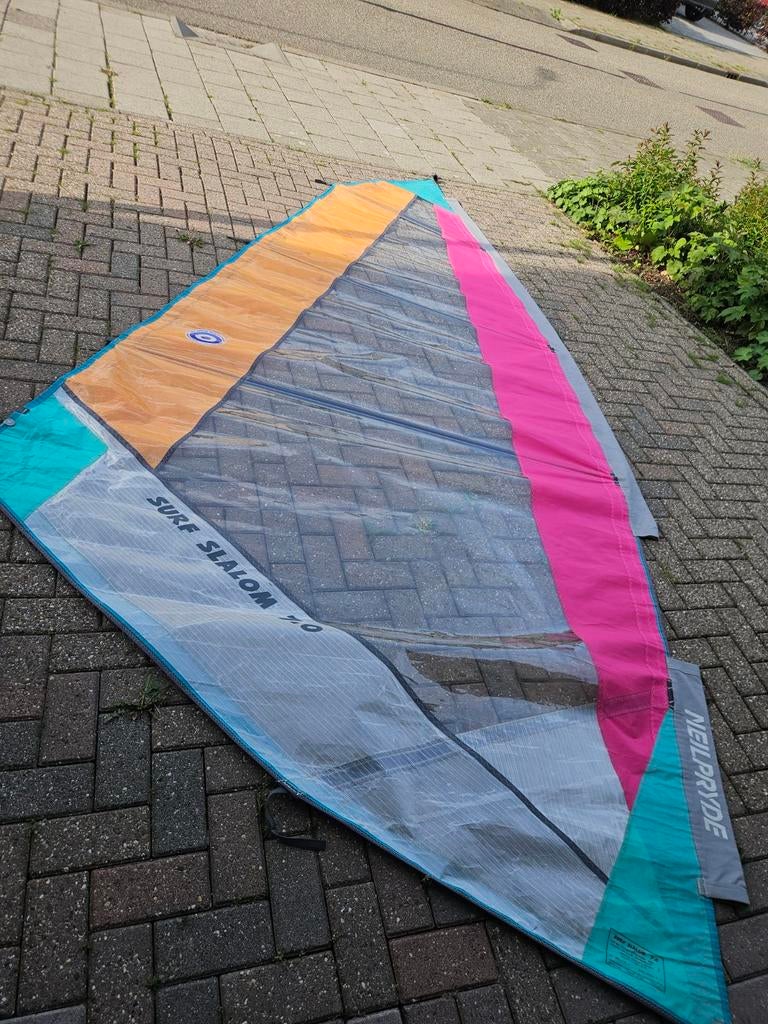 Oldschool/Vintage Zeil - Neilpryde Wave 7.0 - Perfecte Staat, Watersport en Boten, Windsurfen, Ophalen, Zo goed als nieuw, Zeil