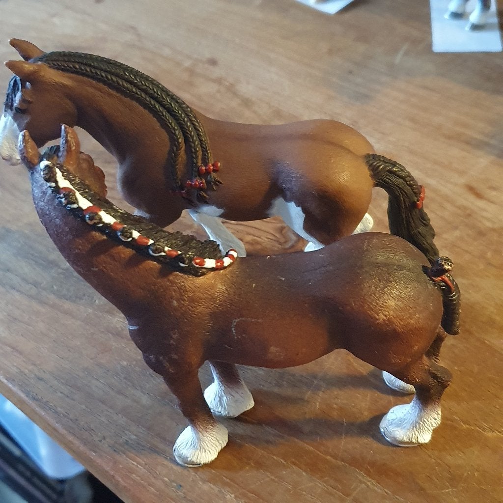 Schleich paarden, Ophalen, Zo goed als nieuw, Paard, Beeldje of Figuurtje