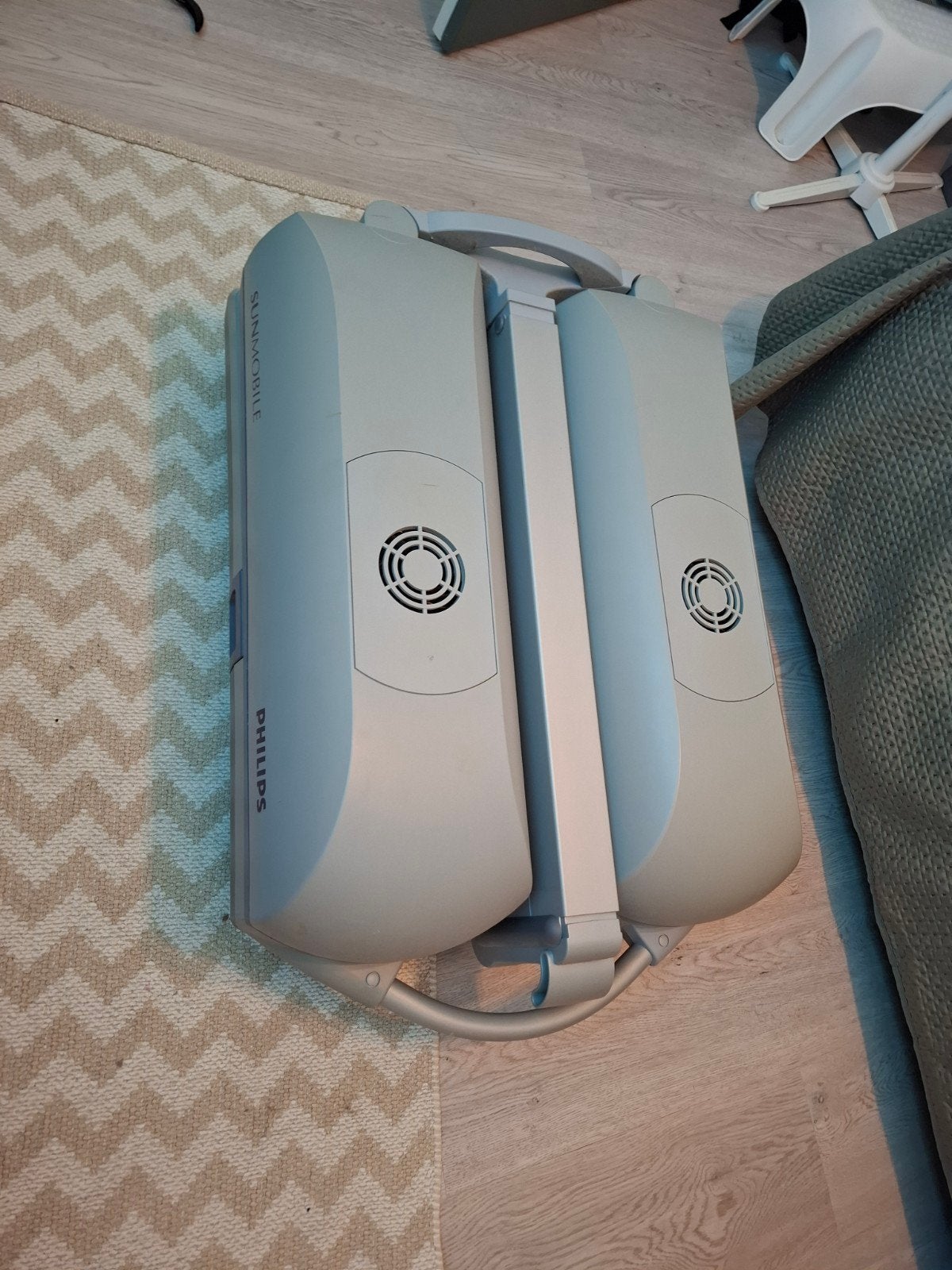 Philips Sunmobile HB 951 Zonnebank, Ophalen, Zo goed als nieuw, Zonnebank dubbelzijdig, Minder dan 10 lampen