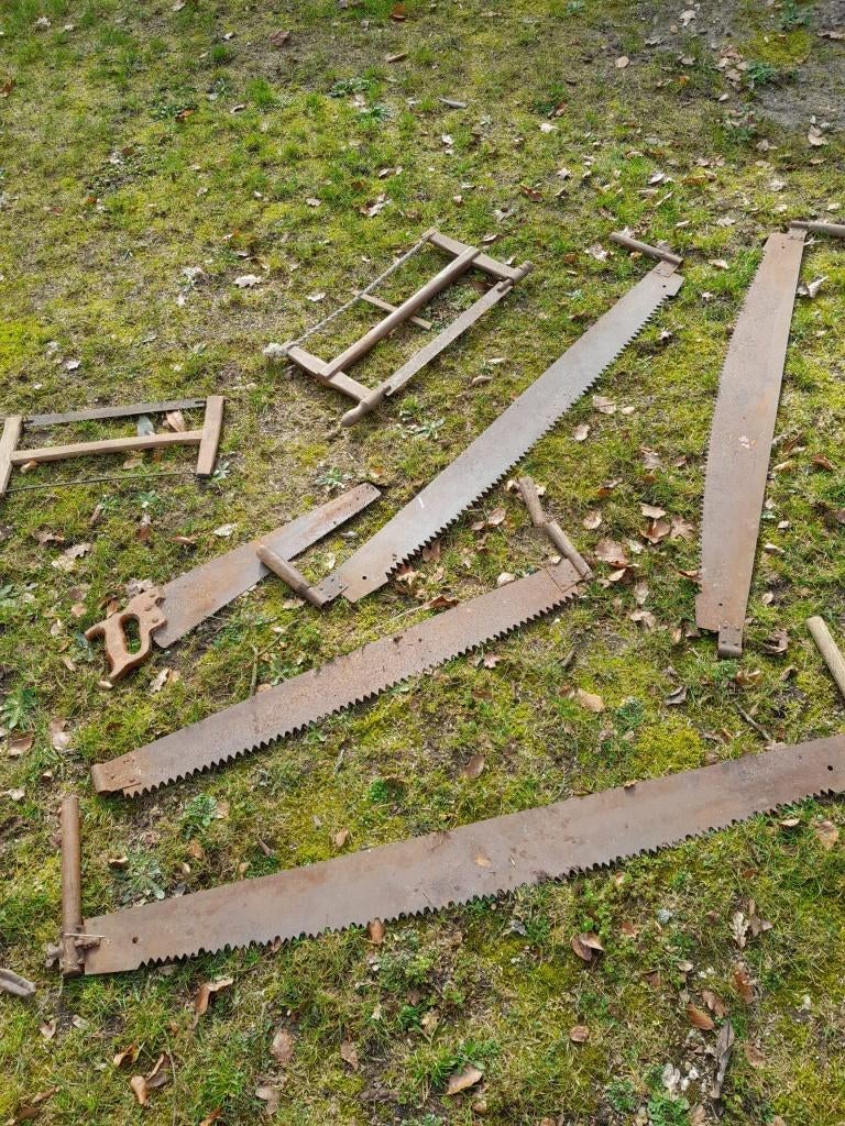 Oude antieke handzagen, Antiek en Kunst, Ophalen
