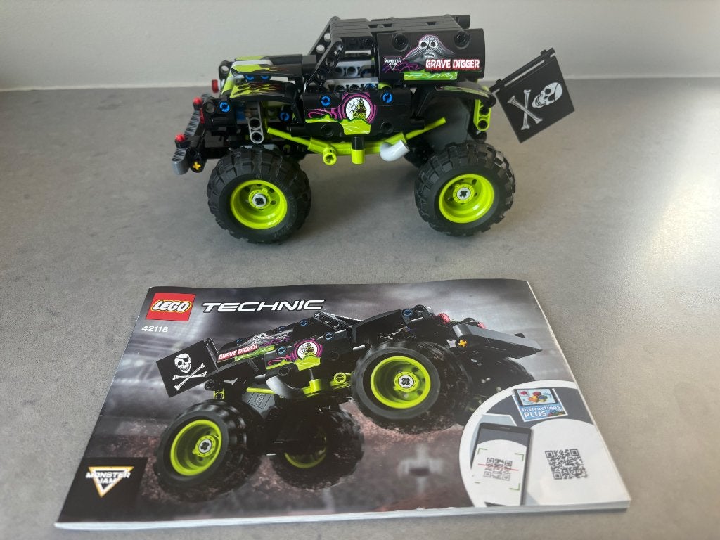 Lego technic monstertruck (set 42118), Ophalen, Lego, Compleet, Zo goed als nieuw