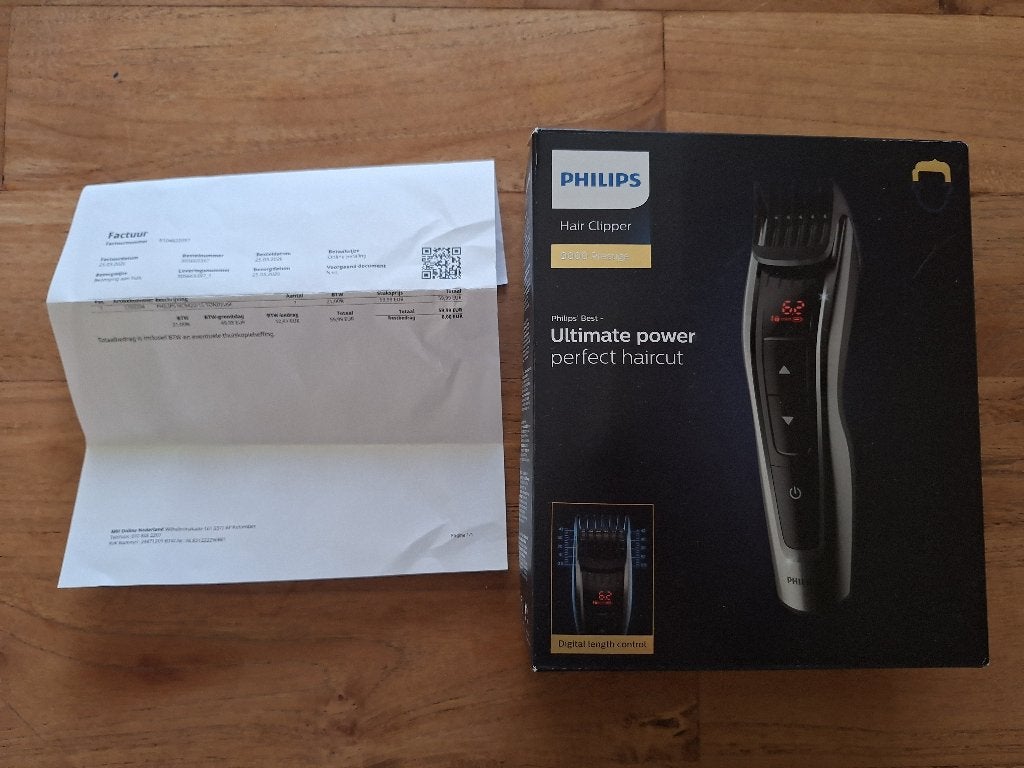 Philips Hair Clipper tondeuse - Nieuw in doos, Ophalen of Verzenden, Nieuw, Tondeuse