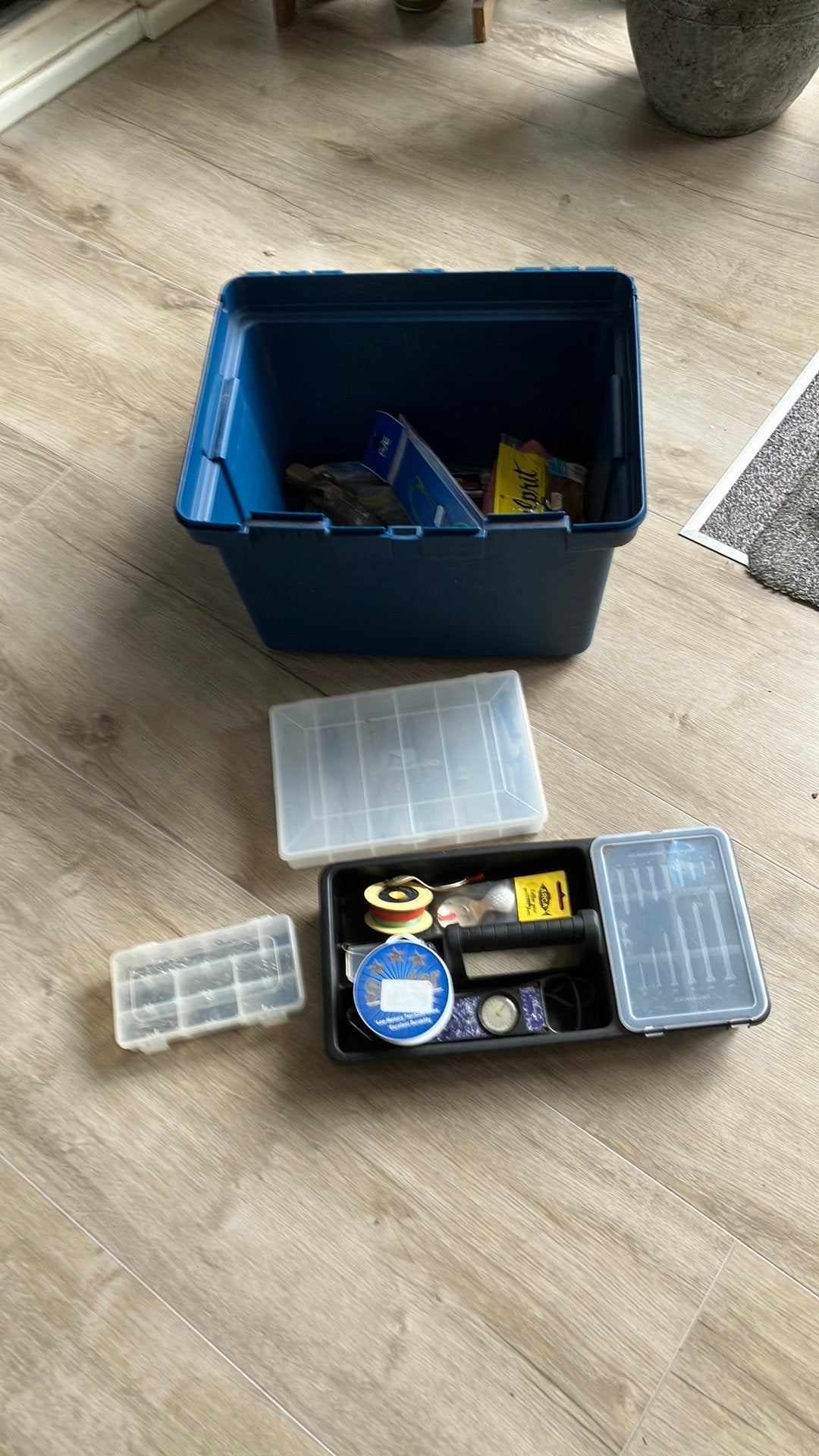 Koffer met zeevisspullen, Ophalen, Zo goed als nieuw, Overige typen