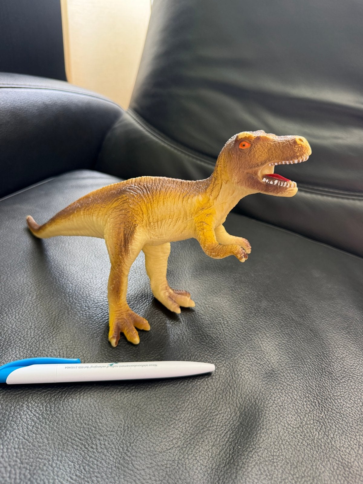 Dinosaurus speelgoedfiguur - T-Rex zgan, Ophalen of Verzenden, Gebruikt, Jongen of Meisje