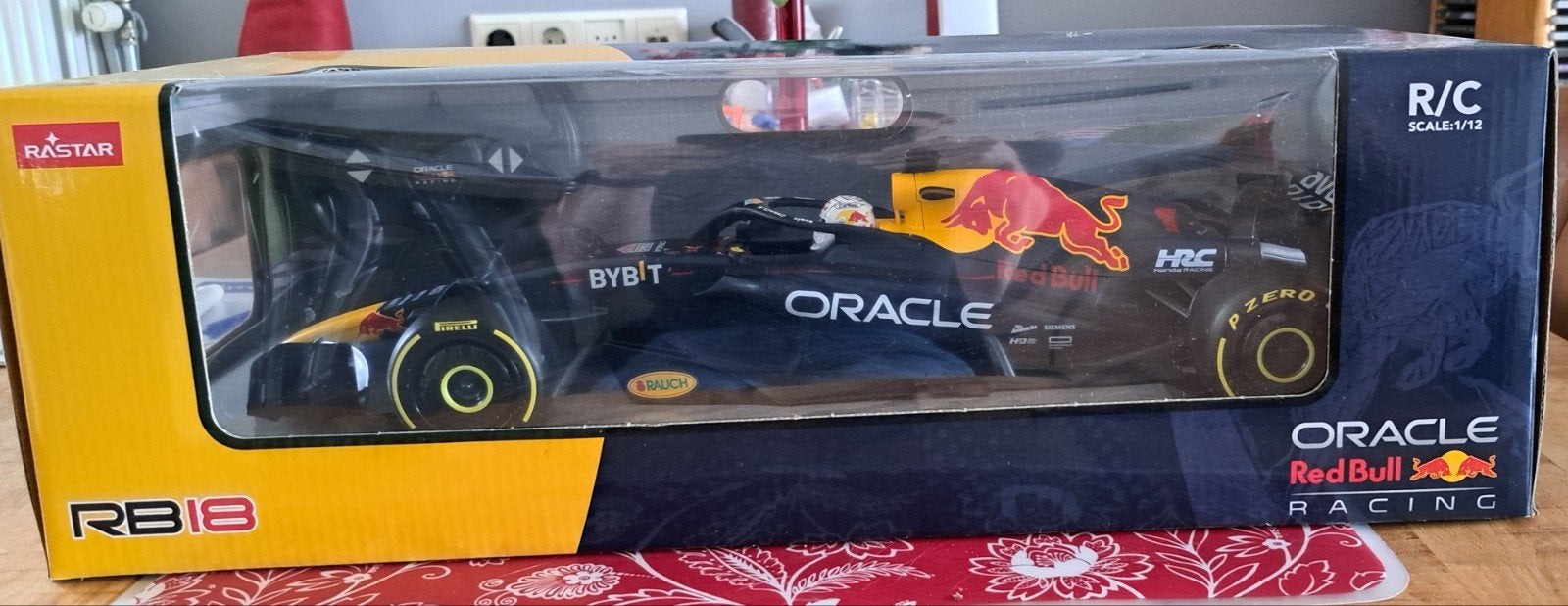 RC Bestuurbare Red Bull RB18 Formule 1 Auto Rastar 1:12, Ophalen of Verzenden