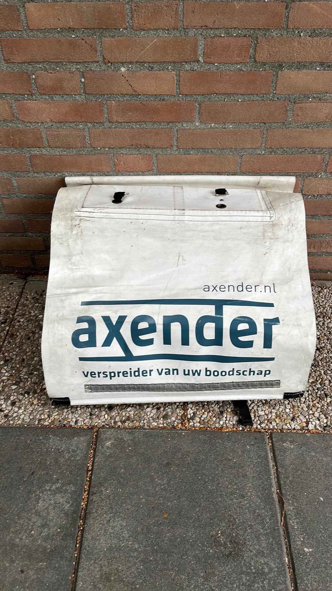 Fietstas groot formaat., Ophalen, Gebruikt