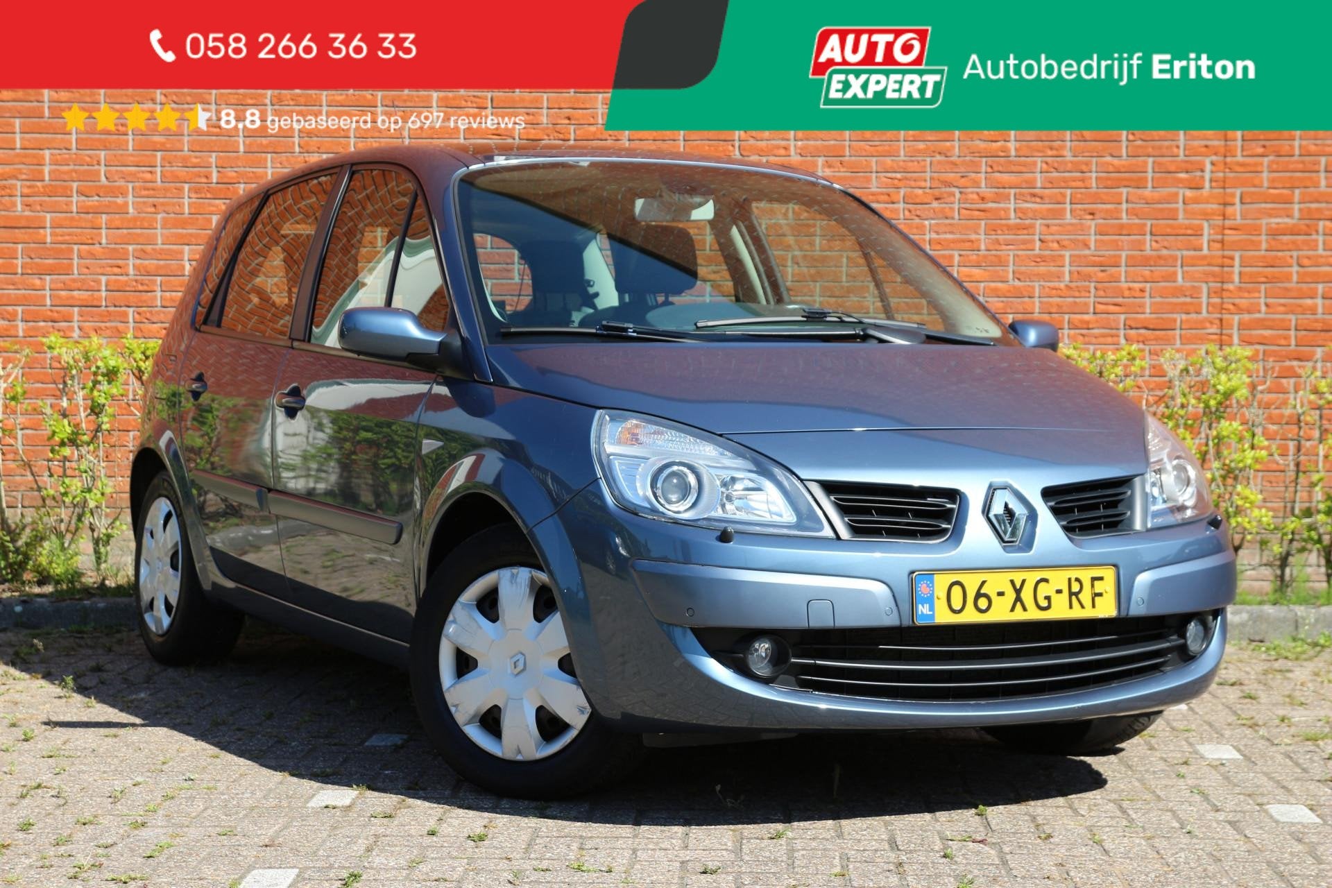 Renault Scénic 2.0-16V 135pk Business Line | NL-auto | Luxe, Auto's, 1998 cc, Zwart, 4 cilinders, Blauw