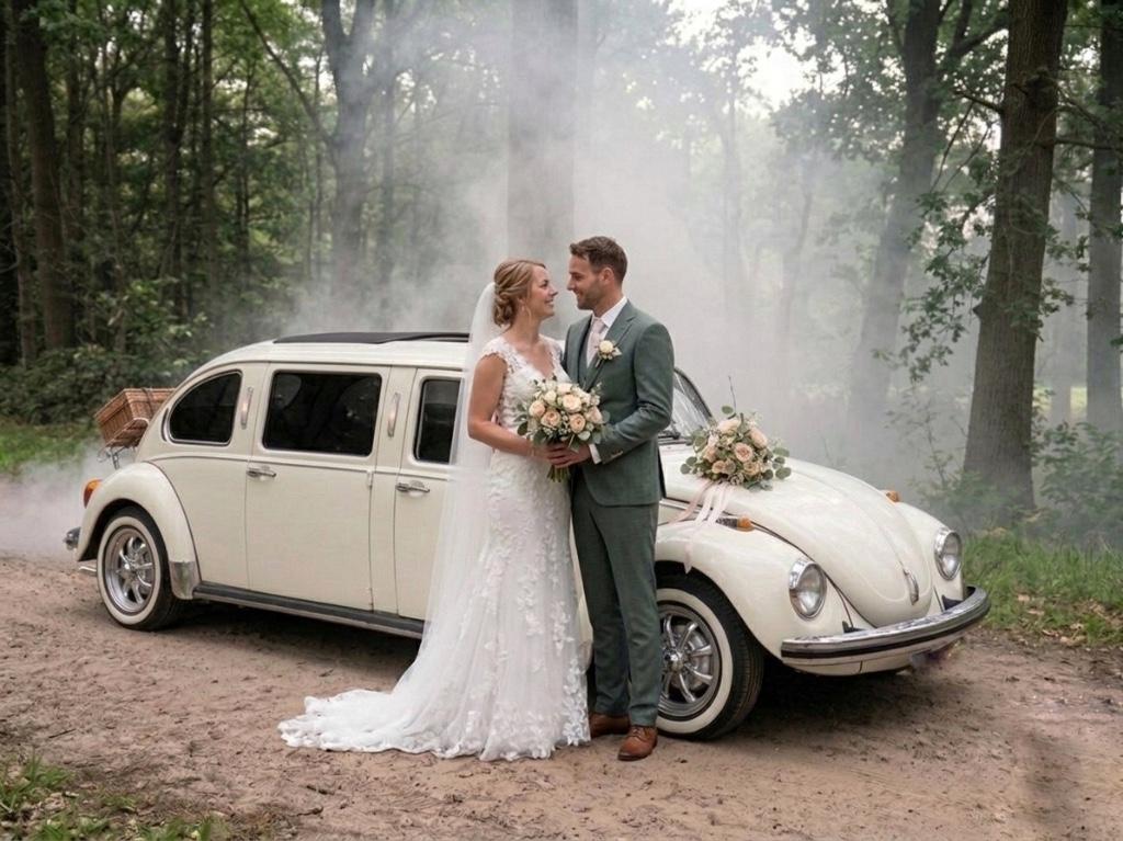kever limousine huren /kever cabrio huren /vw bus trouwauto, Diensten en Vakmensen, Verhuur | Auto en Motor, Met chauffeur, Personenauto