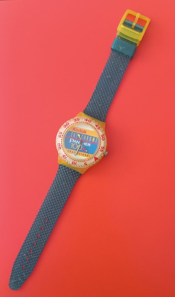 Kodak Ektachrome Panther 100 Professional Sweda horloge, Ophalen of Verzenden, Gebruikt, Gebruiksvoorwerp