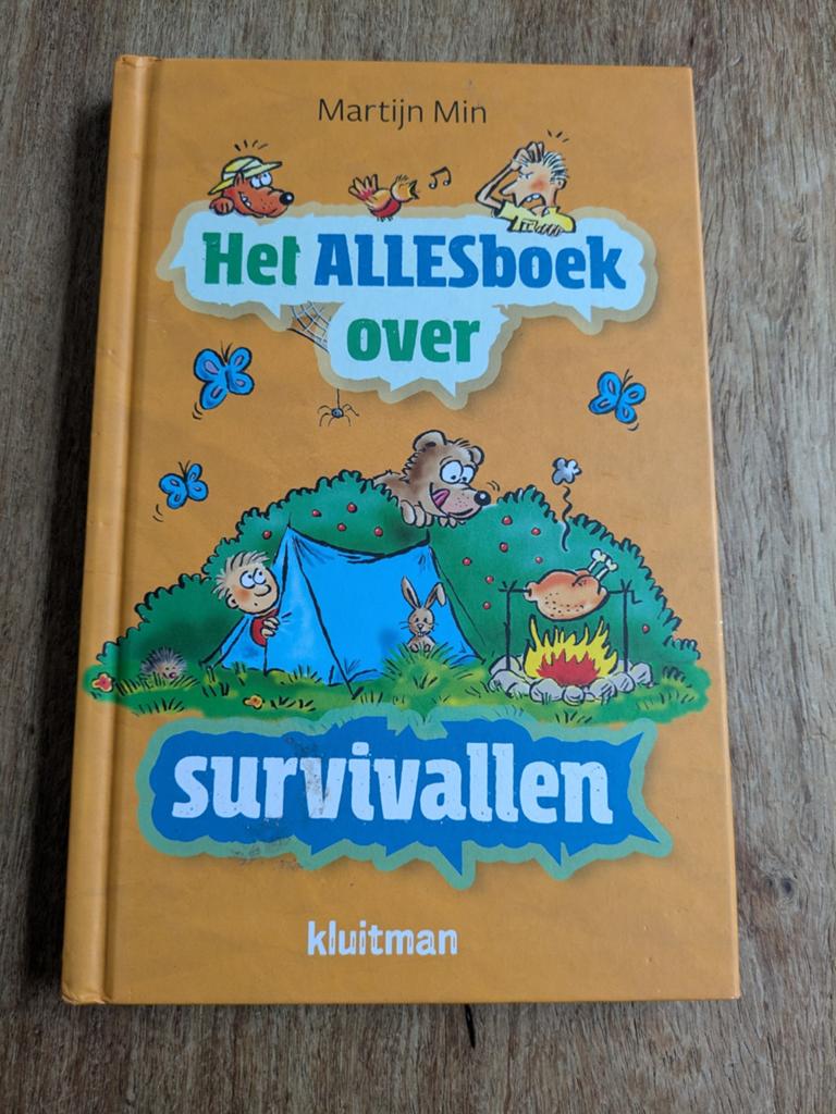 Het ALLESboek over survivallen - Martijn Min, Ophalen of Verzenden, Zo goed als nieuw, Martijn Min, Non-fictie