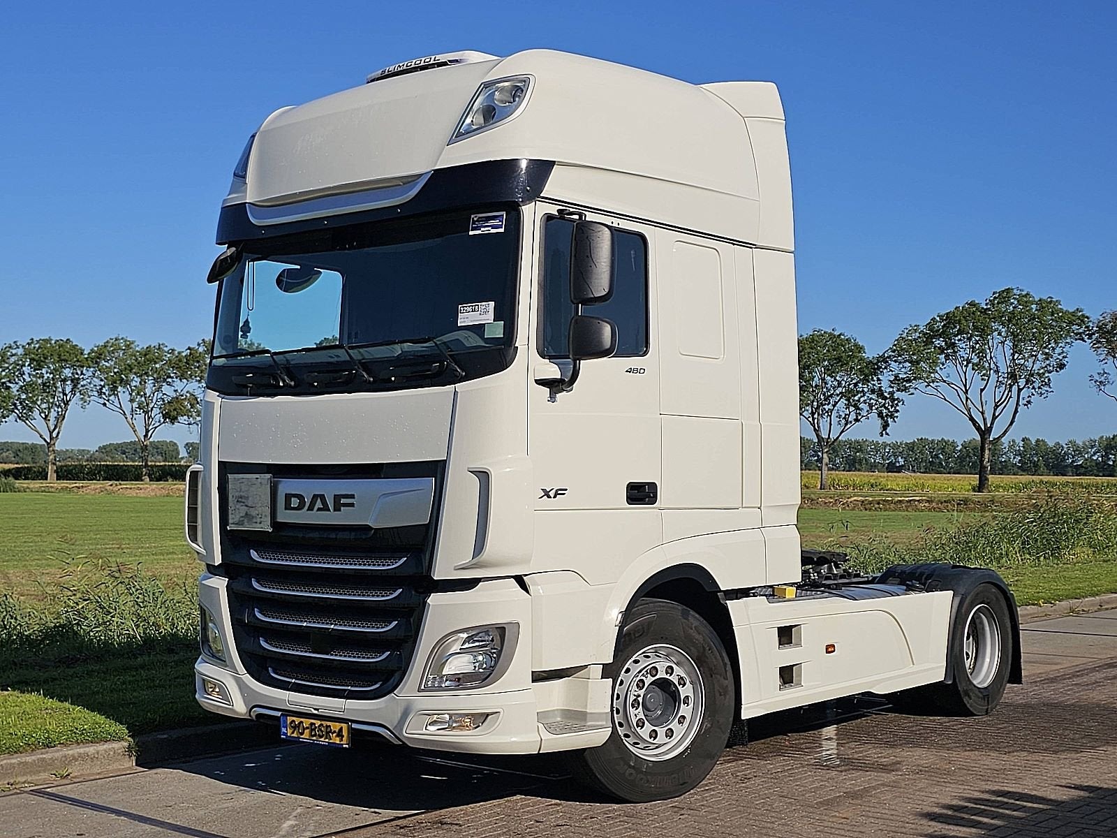 DAF XF 480, Auto's, Automaat, Euro 6, Wit, Origineel Nederlands